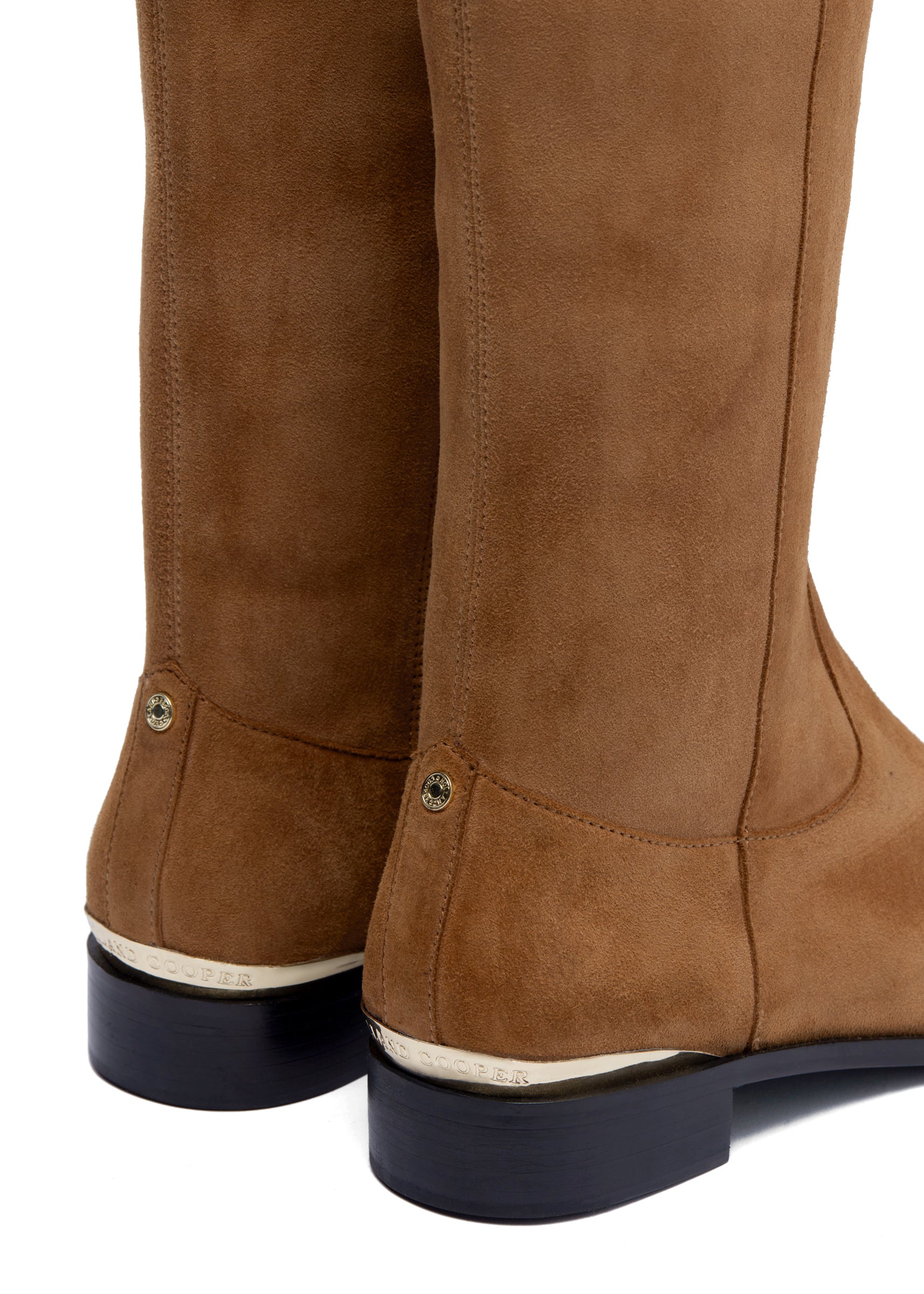 Holland Cooper Tan Albany Knee Boot #Colour_Tan