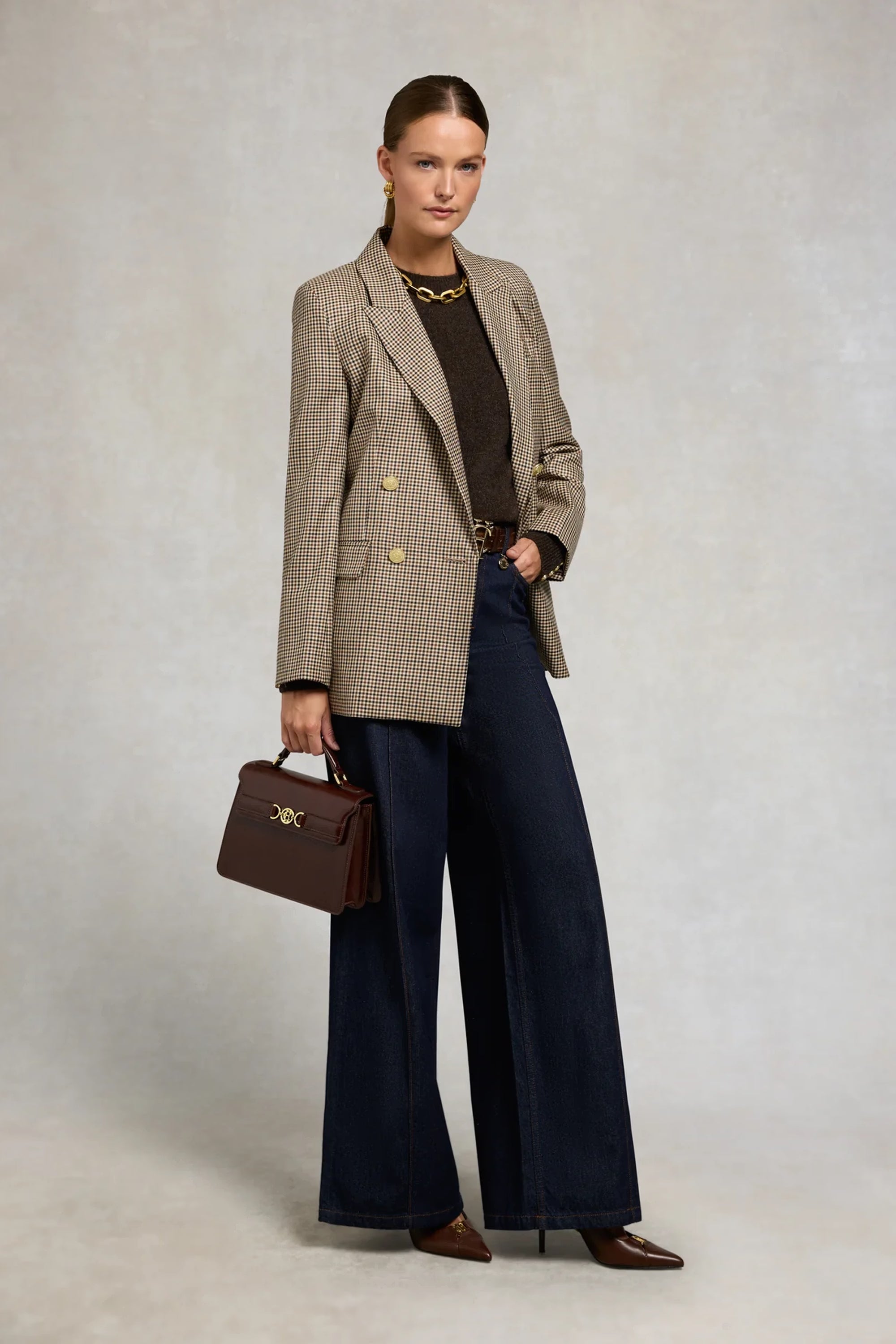Holland Cooper Cambridge Bag #Colour_Chestnut Leather