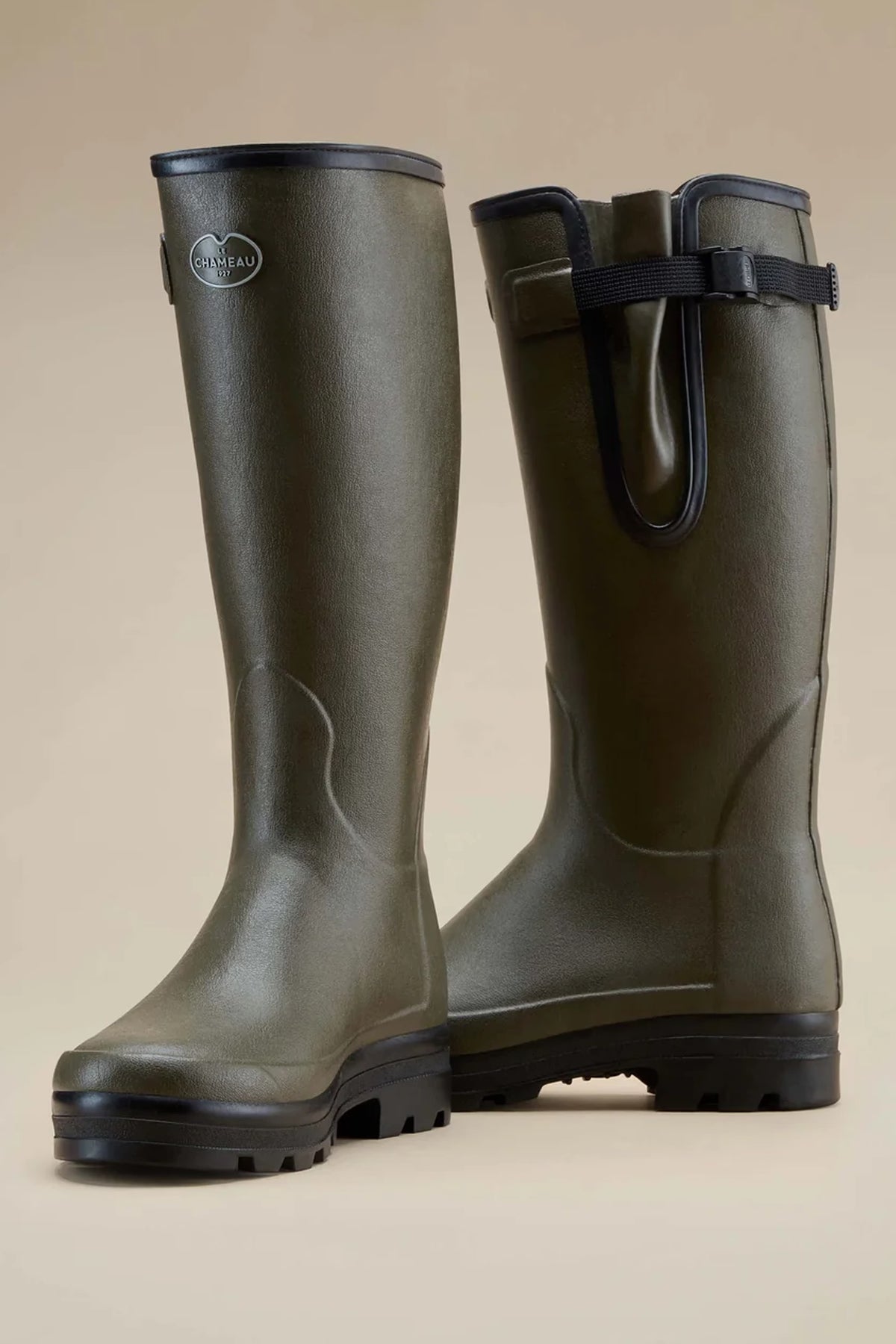 Le Chameau Men's Vierzonord Neoprene Lined Wellington Boot #Colour_Vert Chameau
