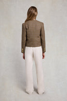 Holland Cooper Abbot Check Tweed Chelsea Jacket #Colour_Abbot Check Tweed