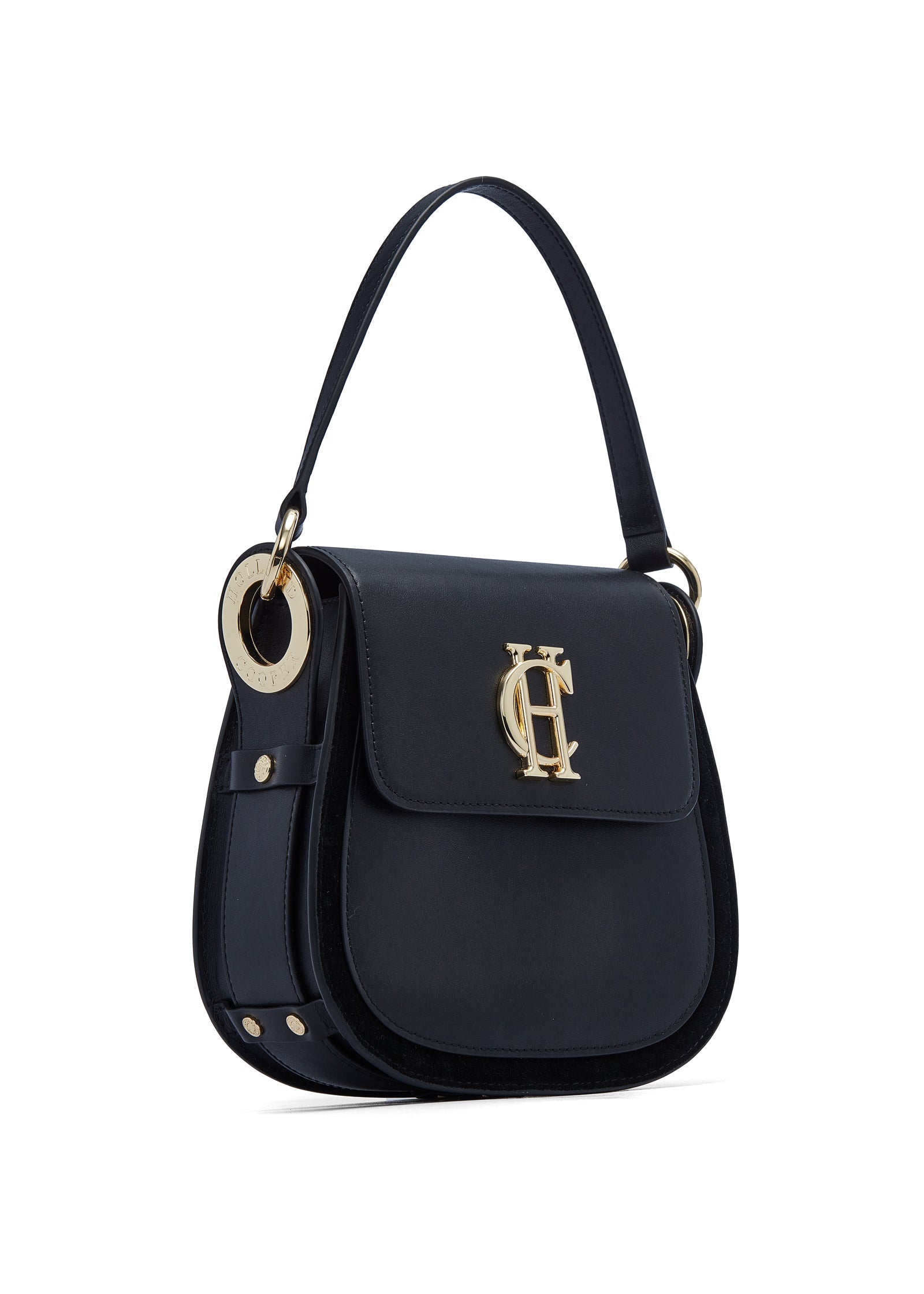 Chelsea Saddle Bag -   soft black - View 6