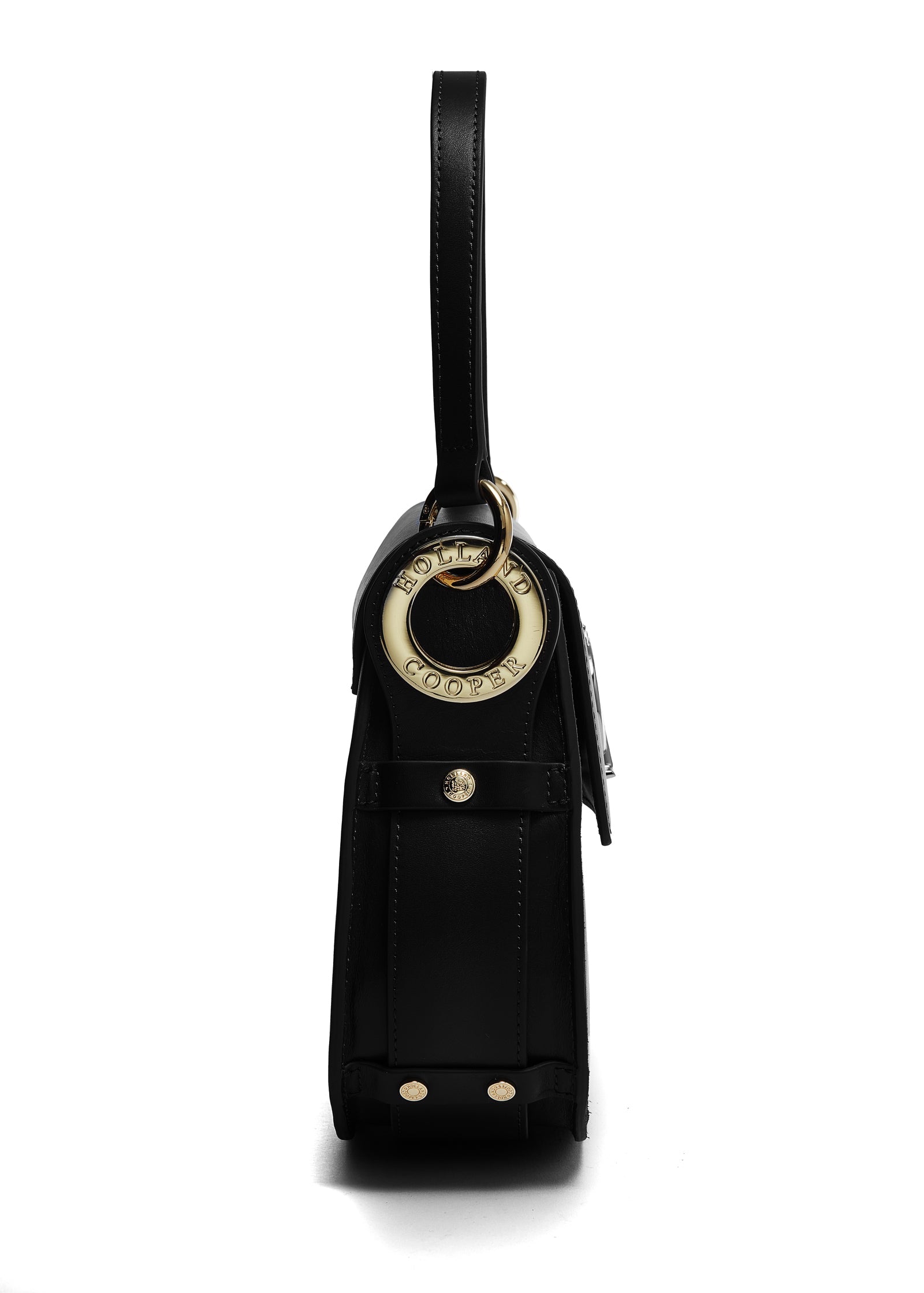 Chelsea Saddle Bag -   soft black - View 12