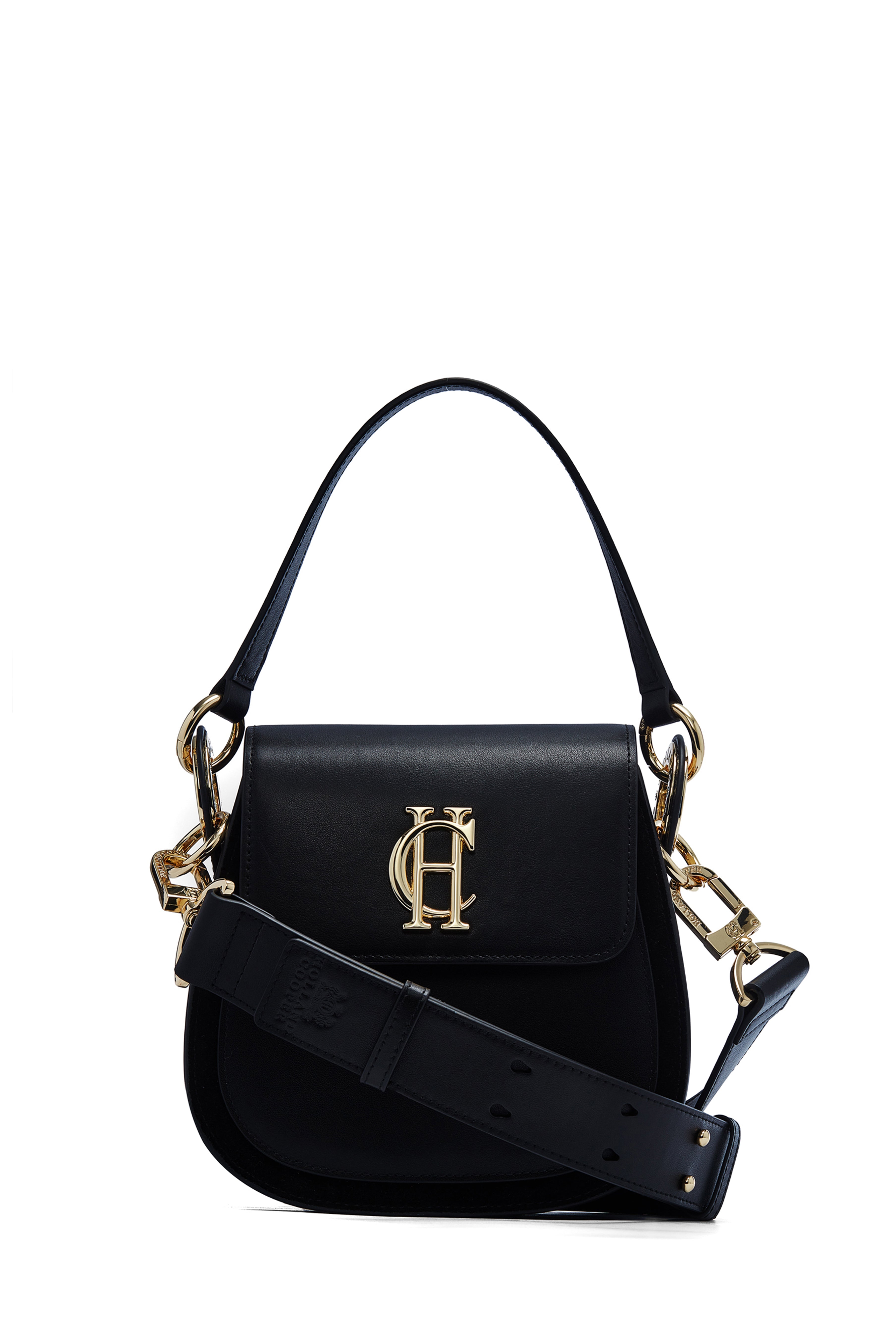 Chelsea Saddle Bag -   soft black - View 5