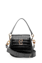 Chelsea Saddle Bag -   black croc - View 27
