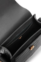 Chelsea Saddle Bag -   black croc - View 30