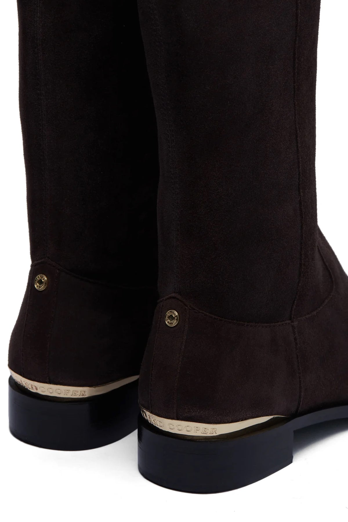 Holland Cooper Albany Knee Boot #Colour_Choc Suede