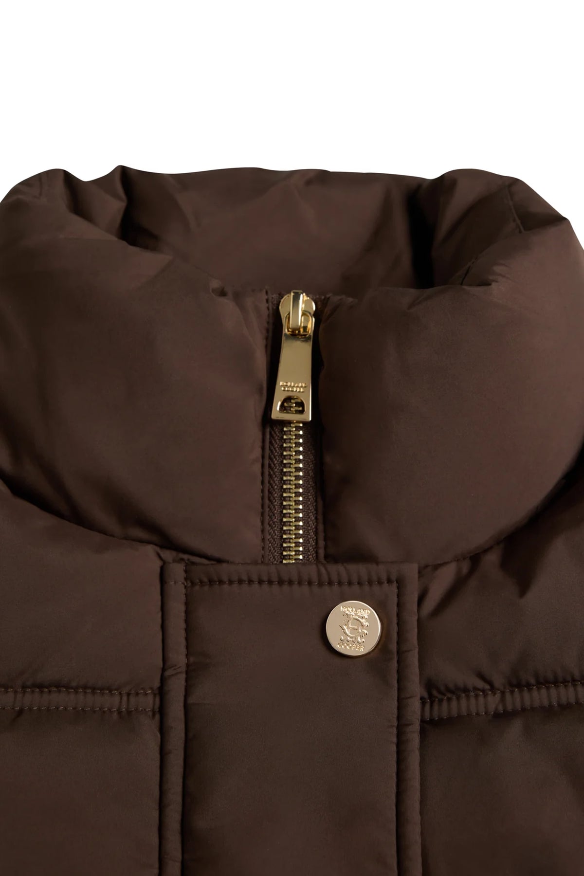 Holland Cooper Milton Padded Jacket #Colour_Chocolate