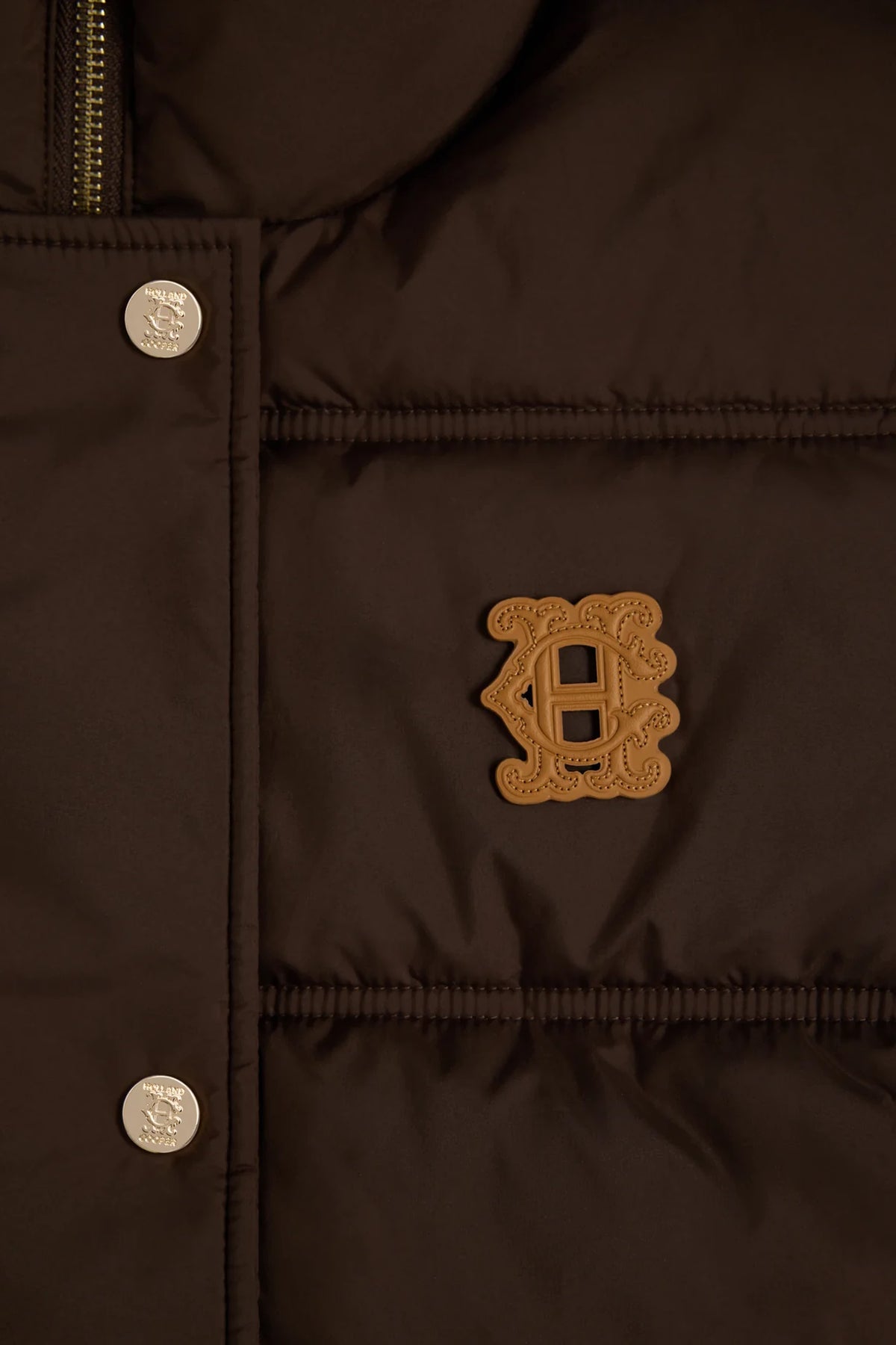 Holland Cooper Milton Padded Jacket #Colour_Chocolate