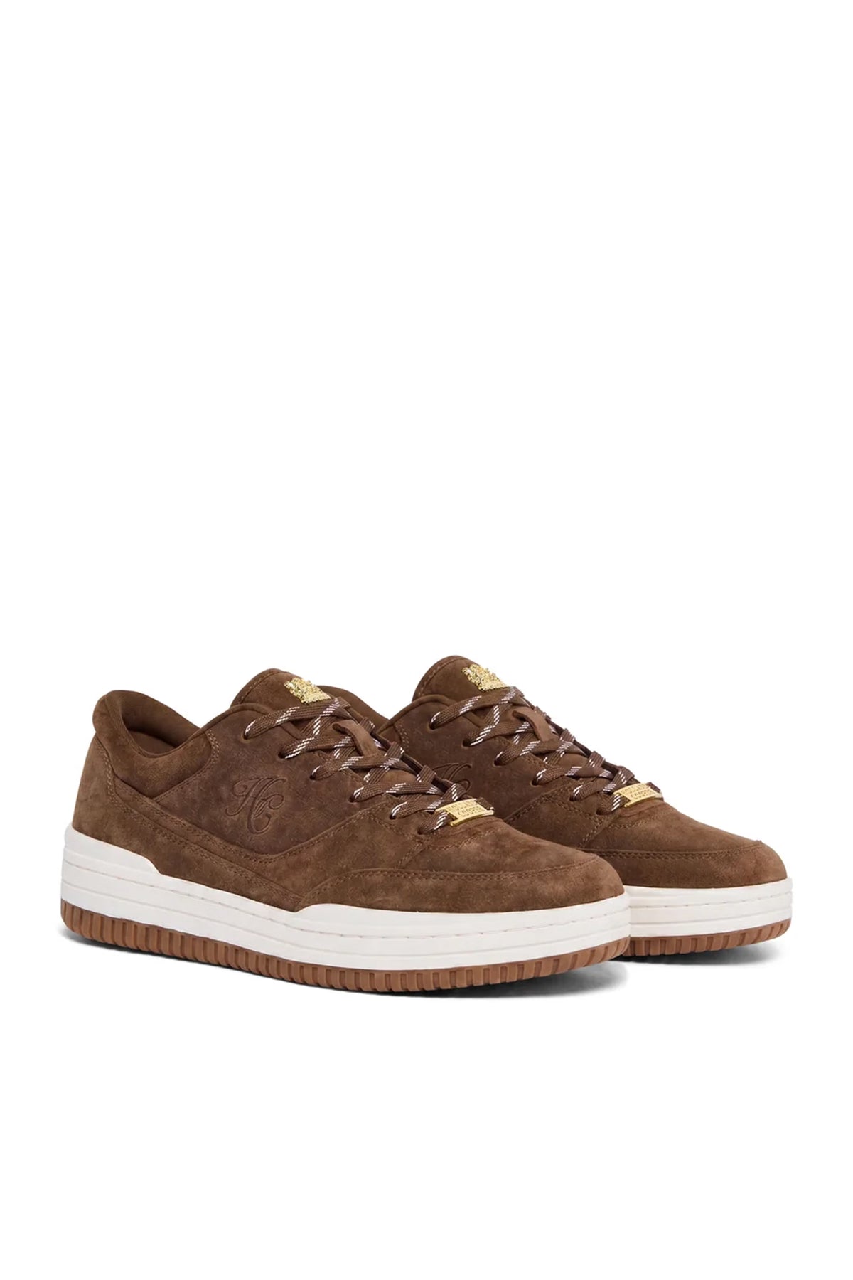 Holland Cooper Retro Trainer #Colour_Chocolate