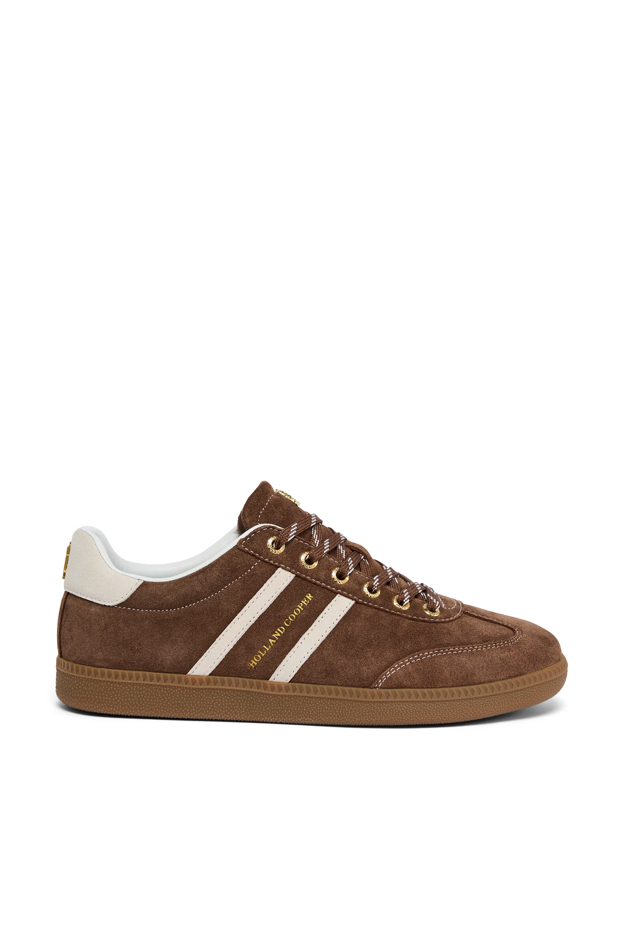 Holland Cooper Knightsbridge Court Trainer #Colour_Chocolate