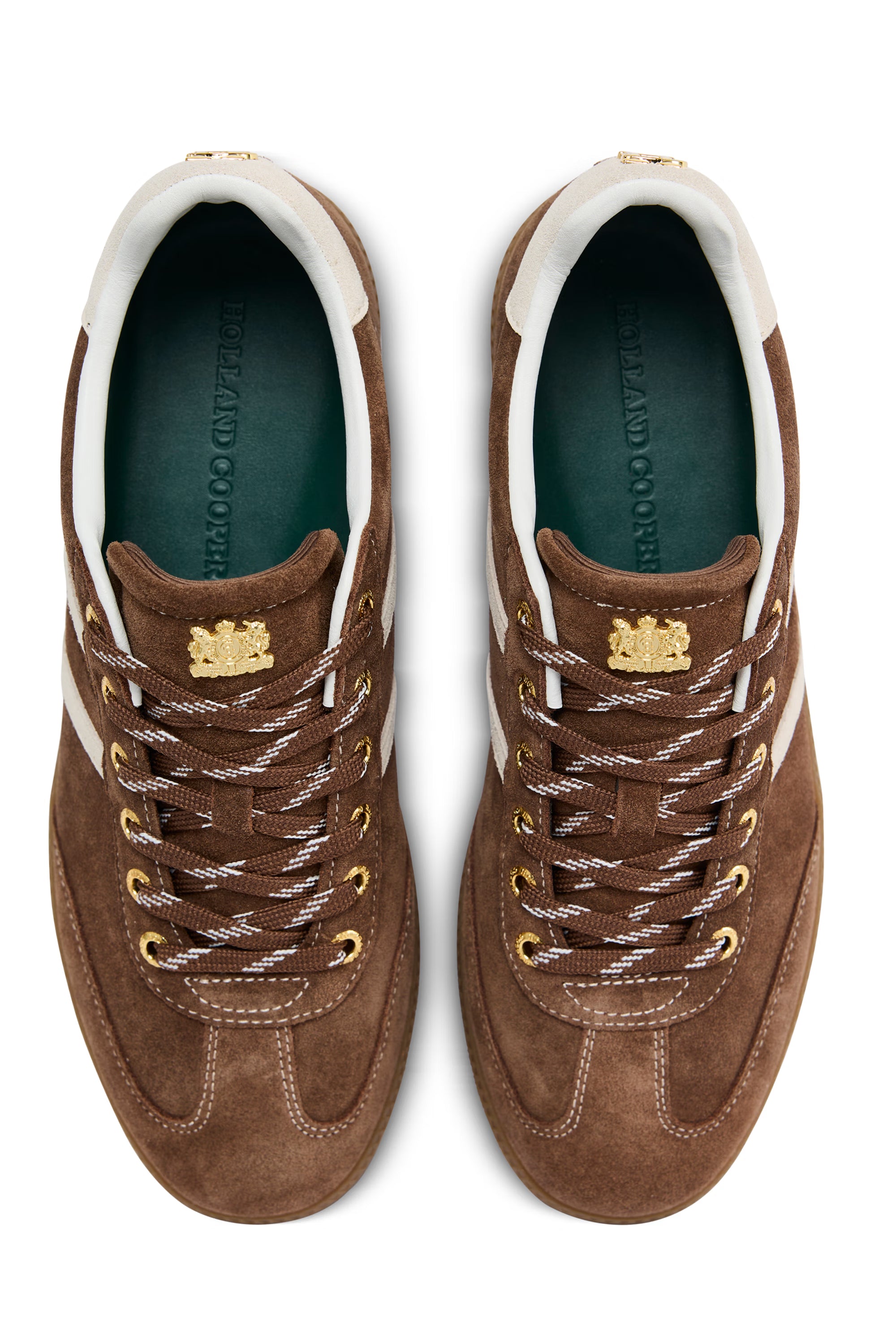 Holland Cooper Knightsbridge Court Trainer #Colour_Chocolate