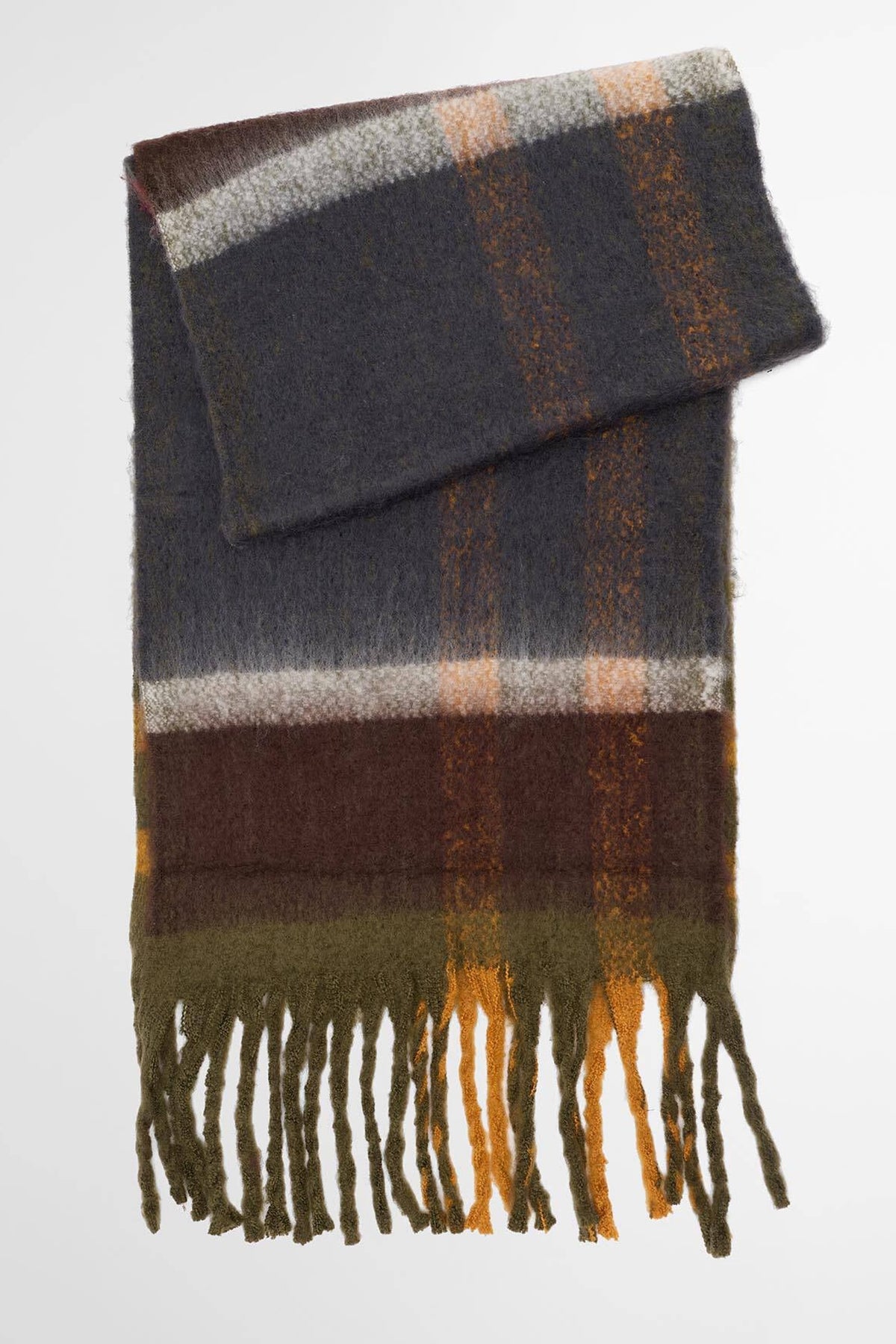 Isla Tartan Boucle Scarf