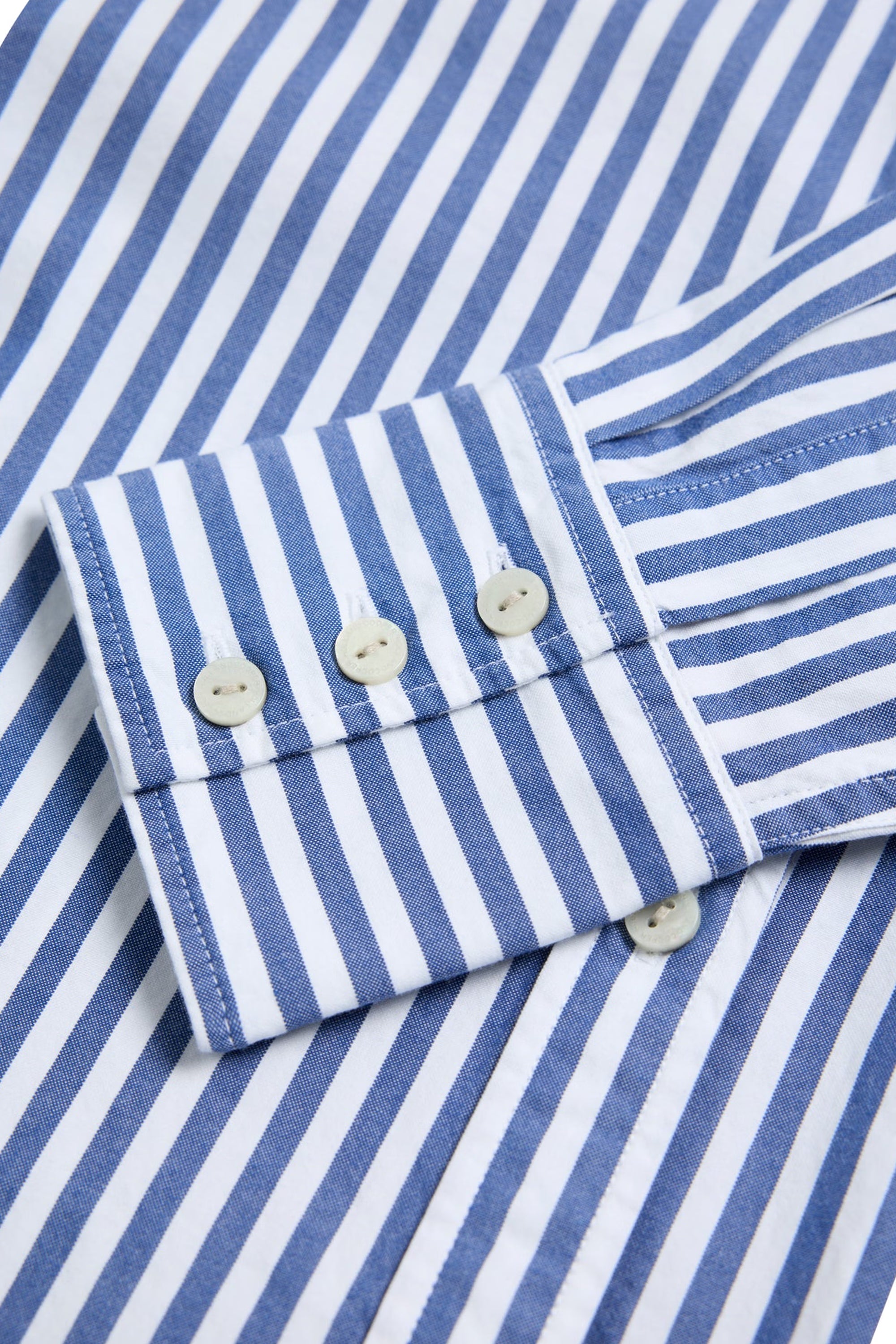 Holland Cooper Classic Button Down Shirt #Colour_Navy Stripe