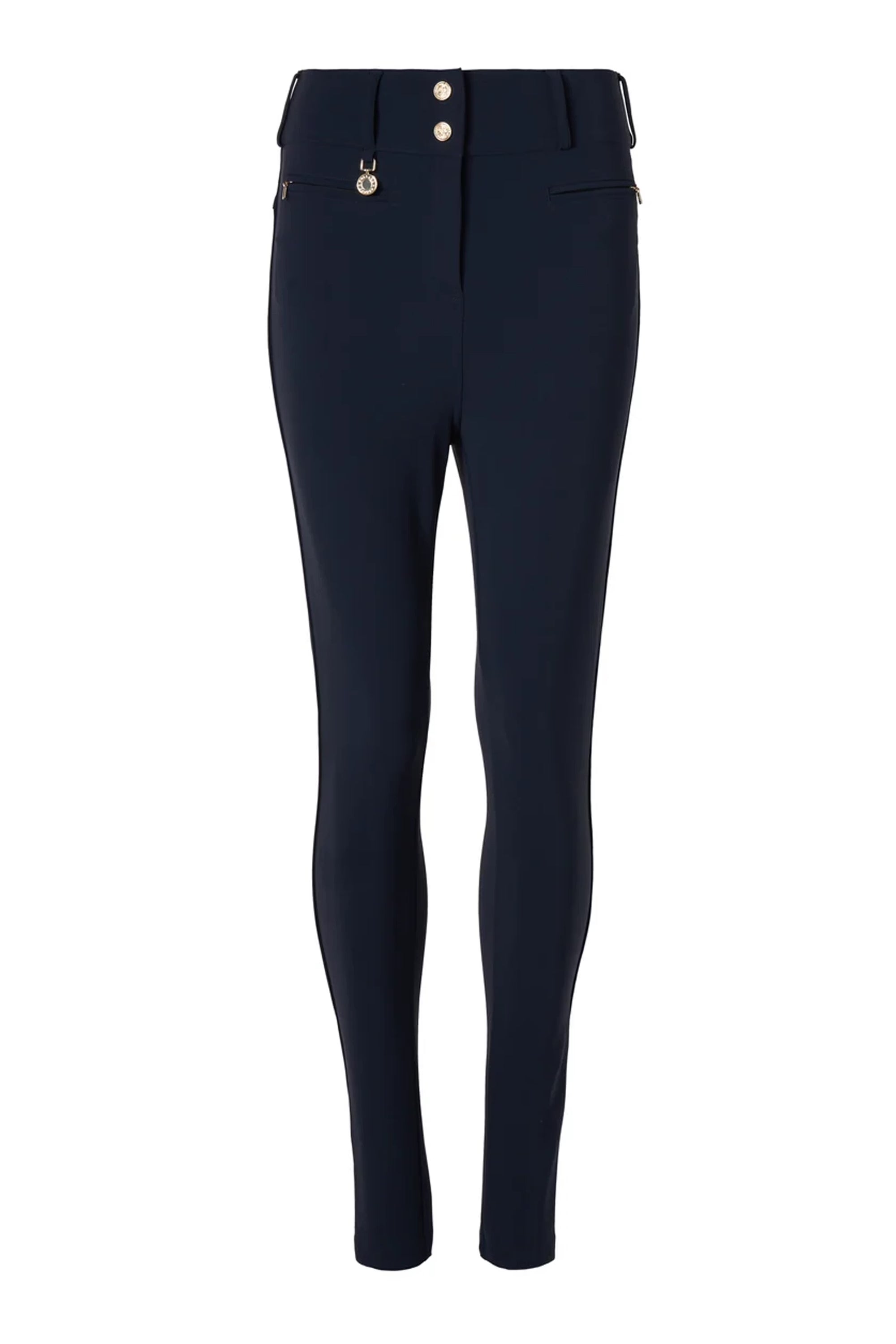 Holland Cooper Contour Trouser #Colour_Ink Navy