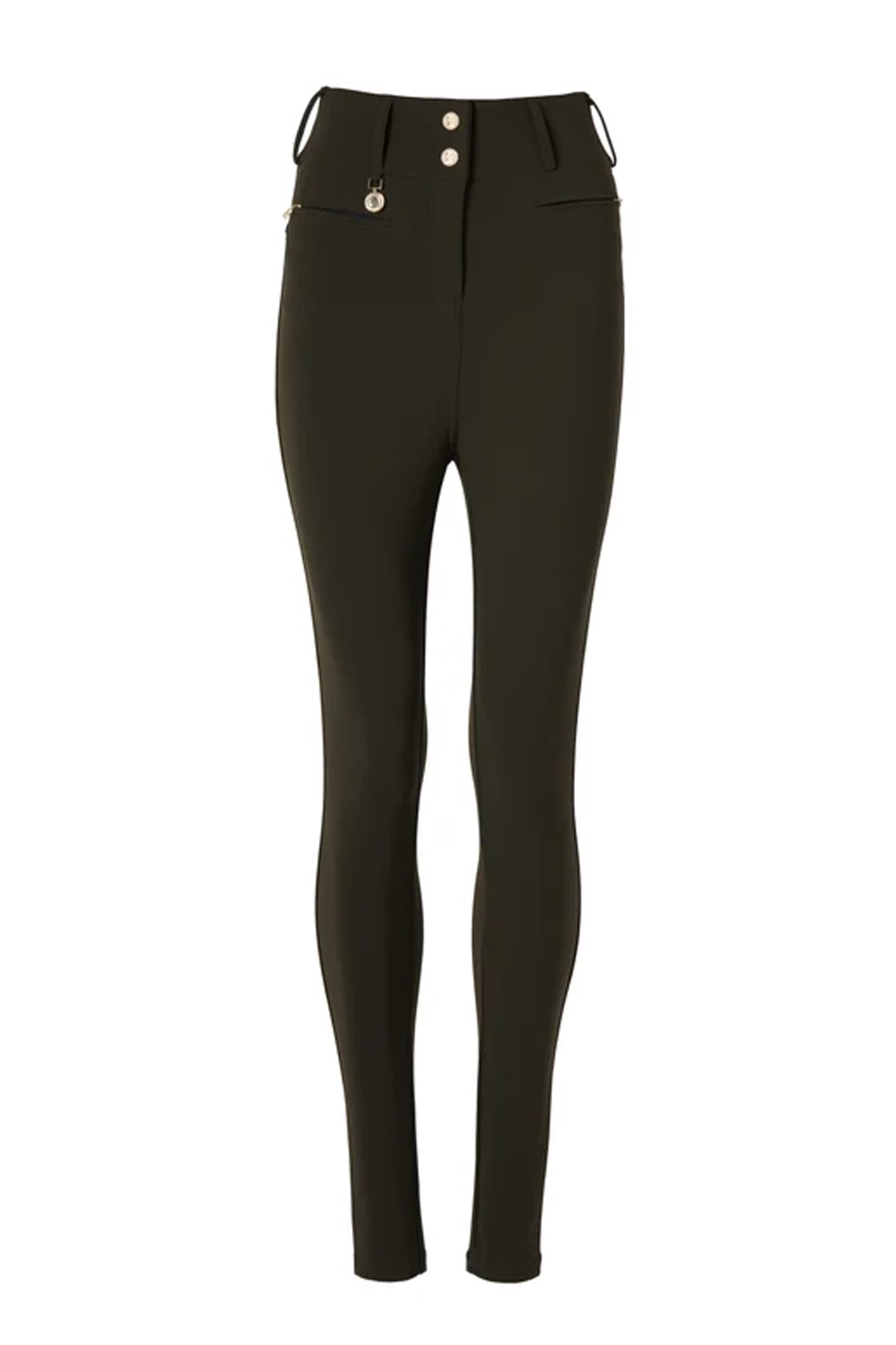 Holland Cooper Contour Trouser #Colour_Dark Olive