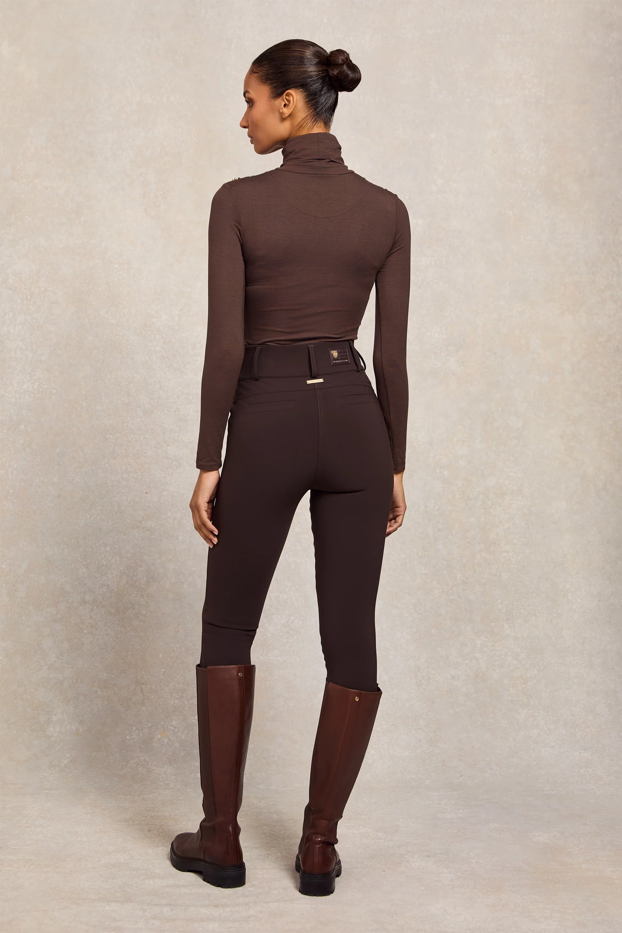 Holland Cooper Contour Trouser #Colour_Chocolate