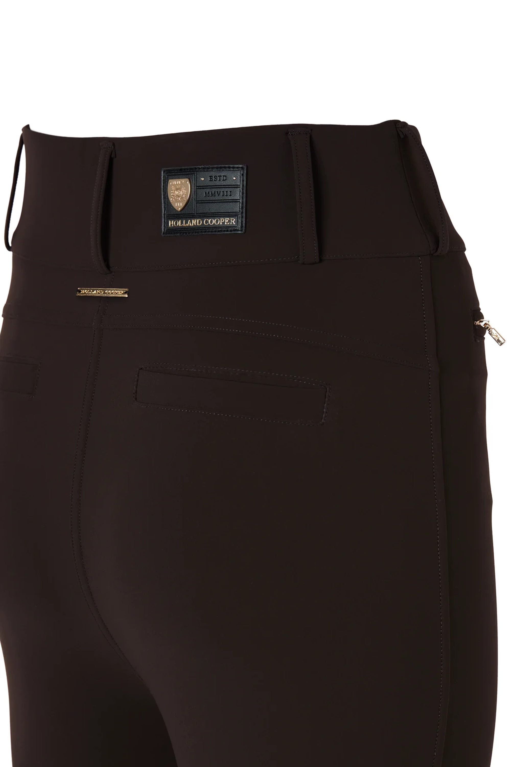 Holland Cooper Contour Trouser #Colour_Chocolate