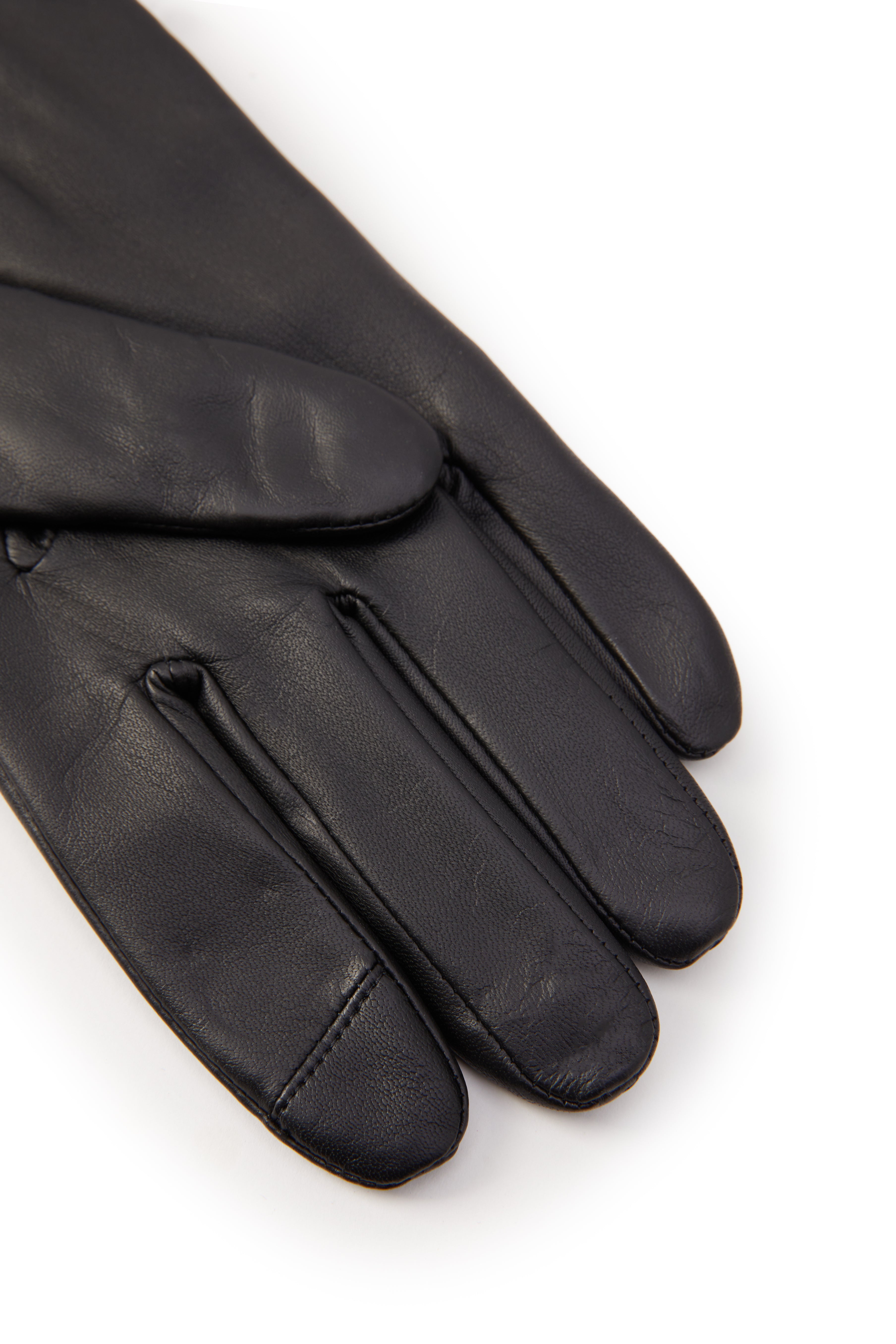 Contrast Leather Gloves - Gallery Image 43