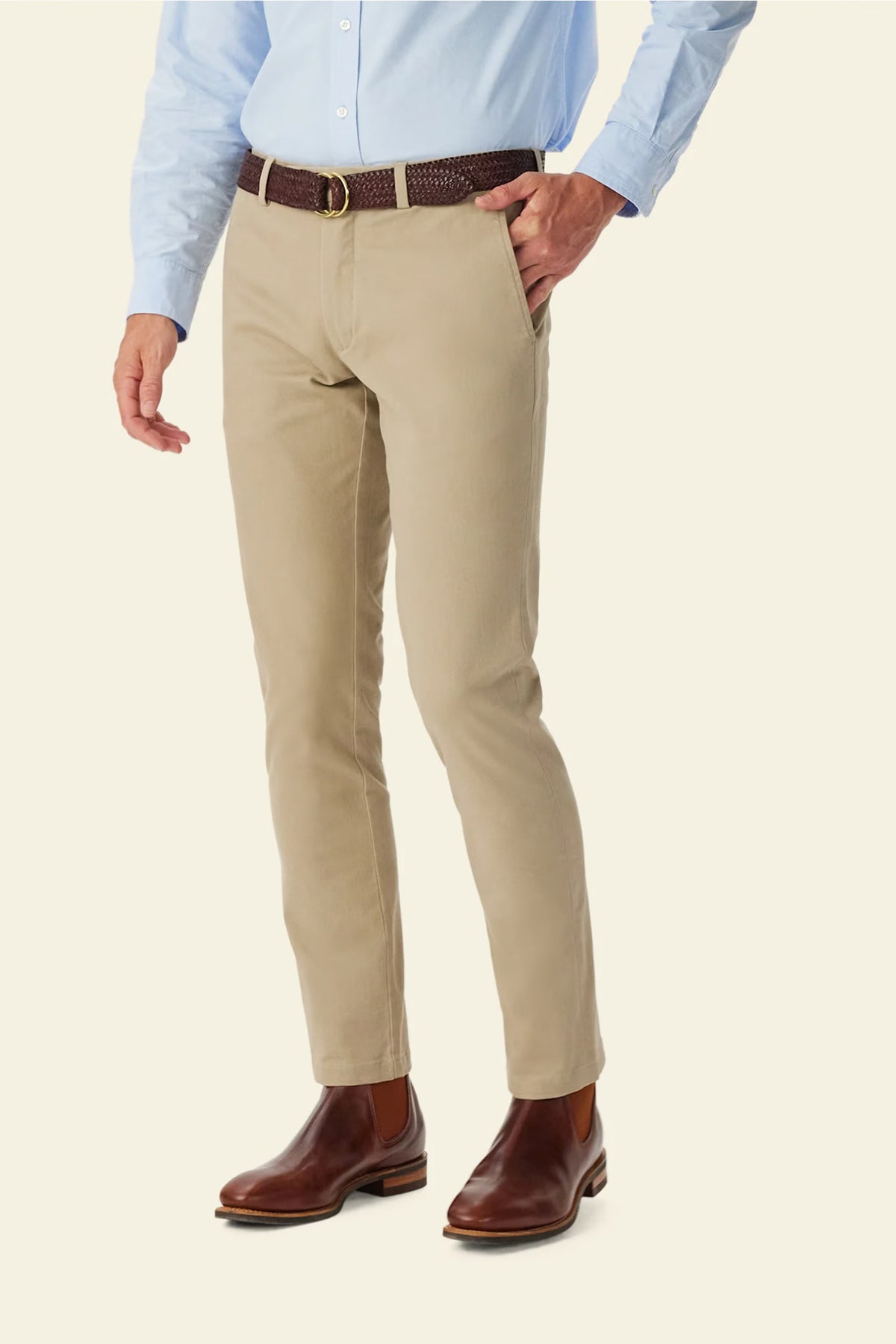 R.M. Williams Coolac Stretch Cotton Chino #Colour_Buckskin