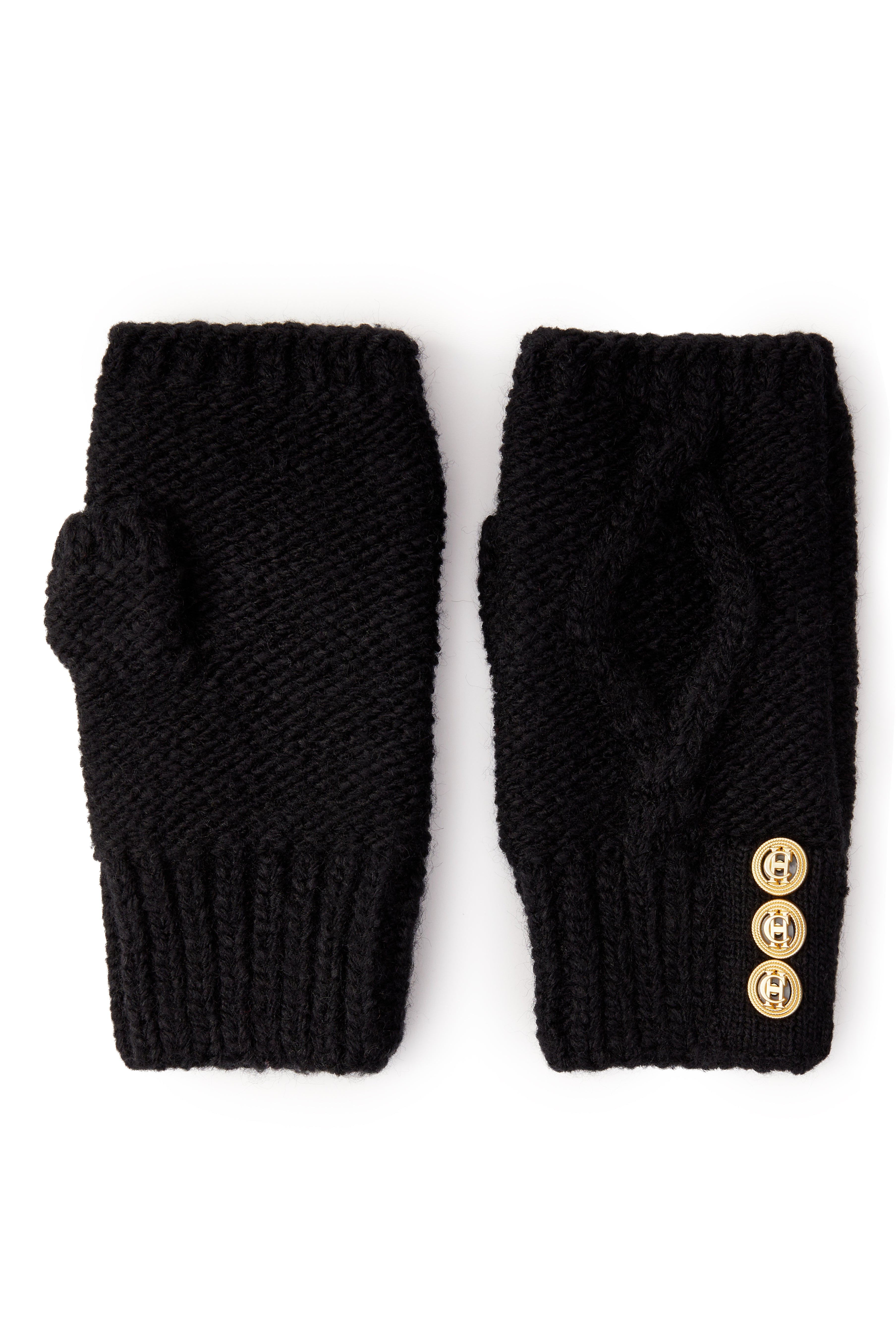 Cortina Fingerless Gloves -    black - View 9