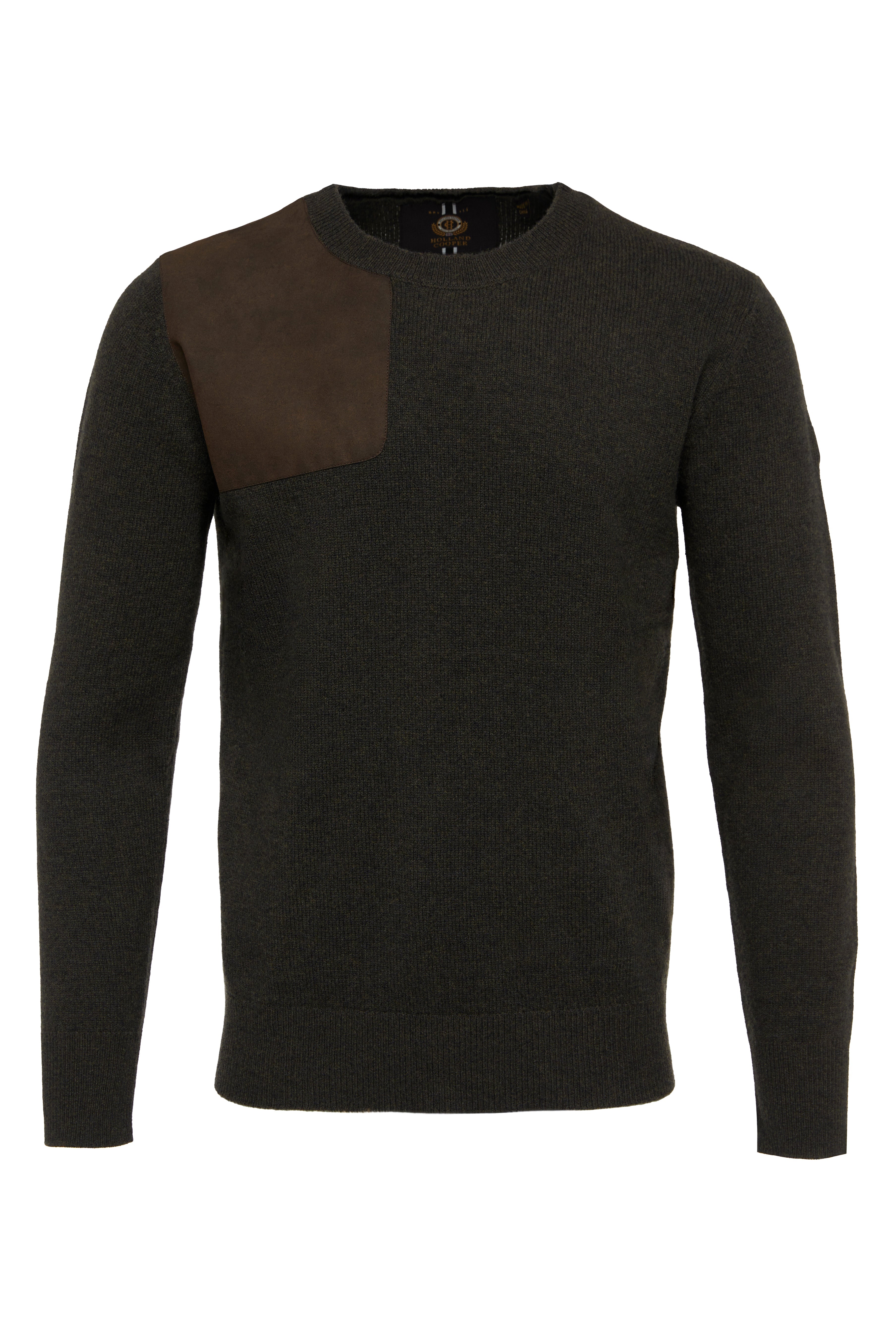 Country Crew Neck Knit -    moss -  XXL - View 143