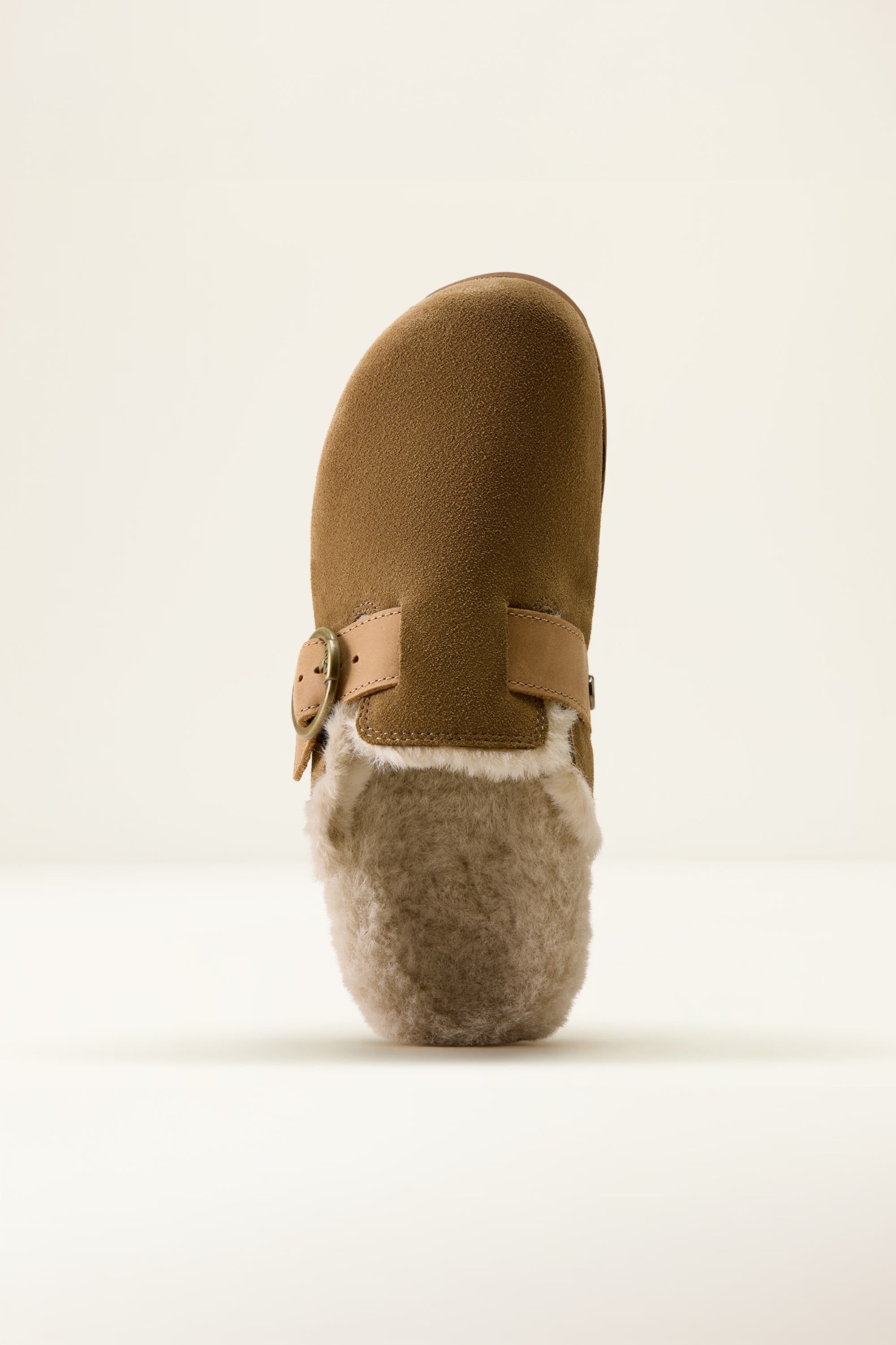 Ariat Country Mule Sherpa #Colour_Ranch Brown Suede