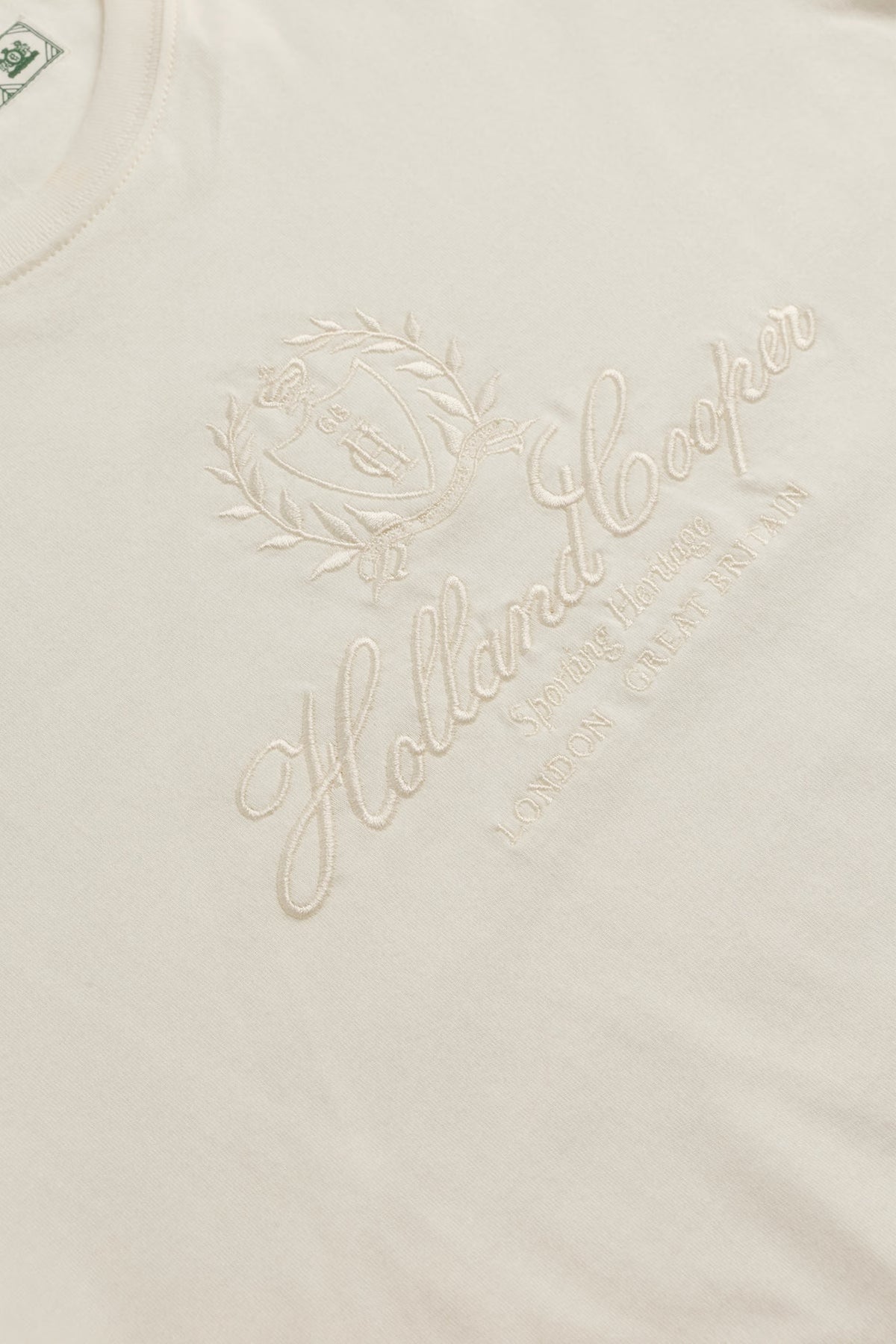 Holland Cooper Ivy League Tee #Colour_Cream