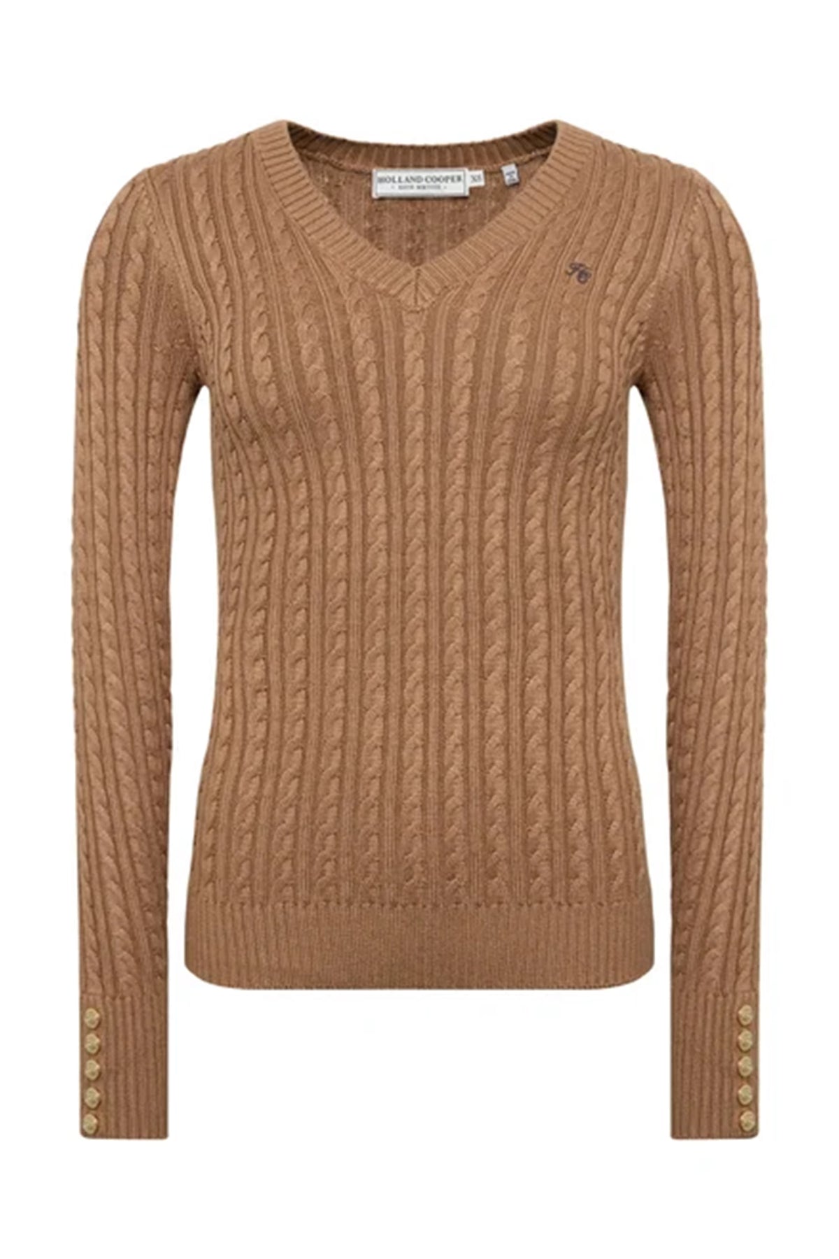 Seattle Cable V-Neck Knit