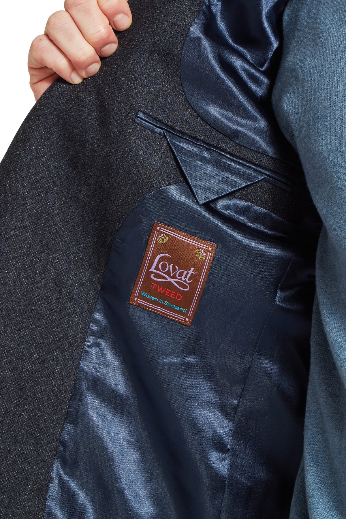 Schoffel St Andrews Tweed Sports Jacket #Colour_Dk Navy Herr Tweed
