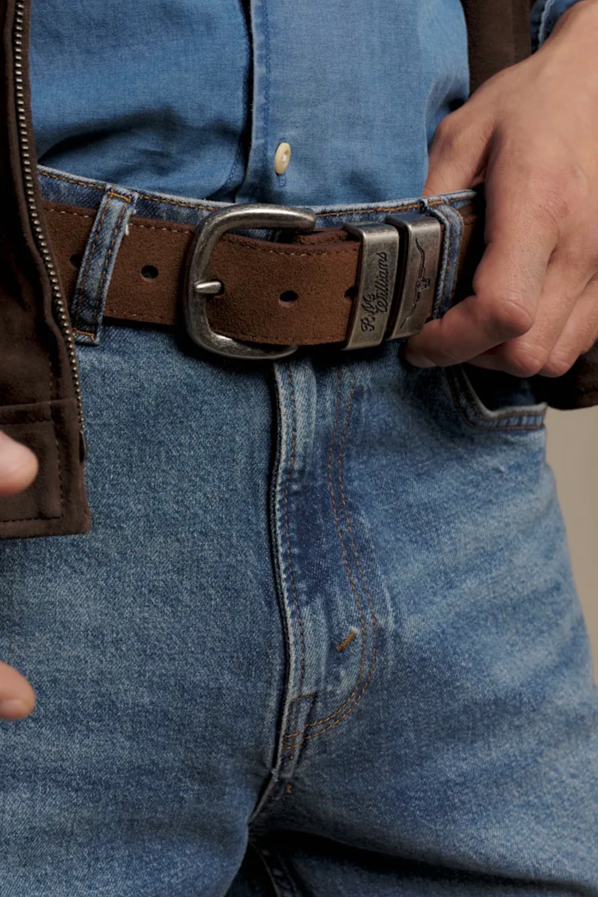 Drover Belt Suede
