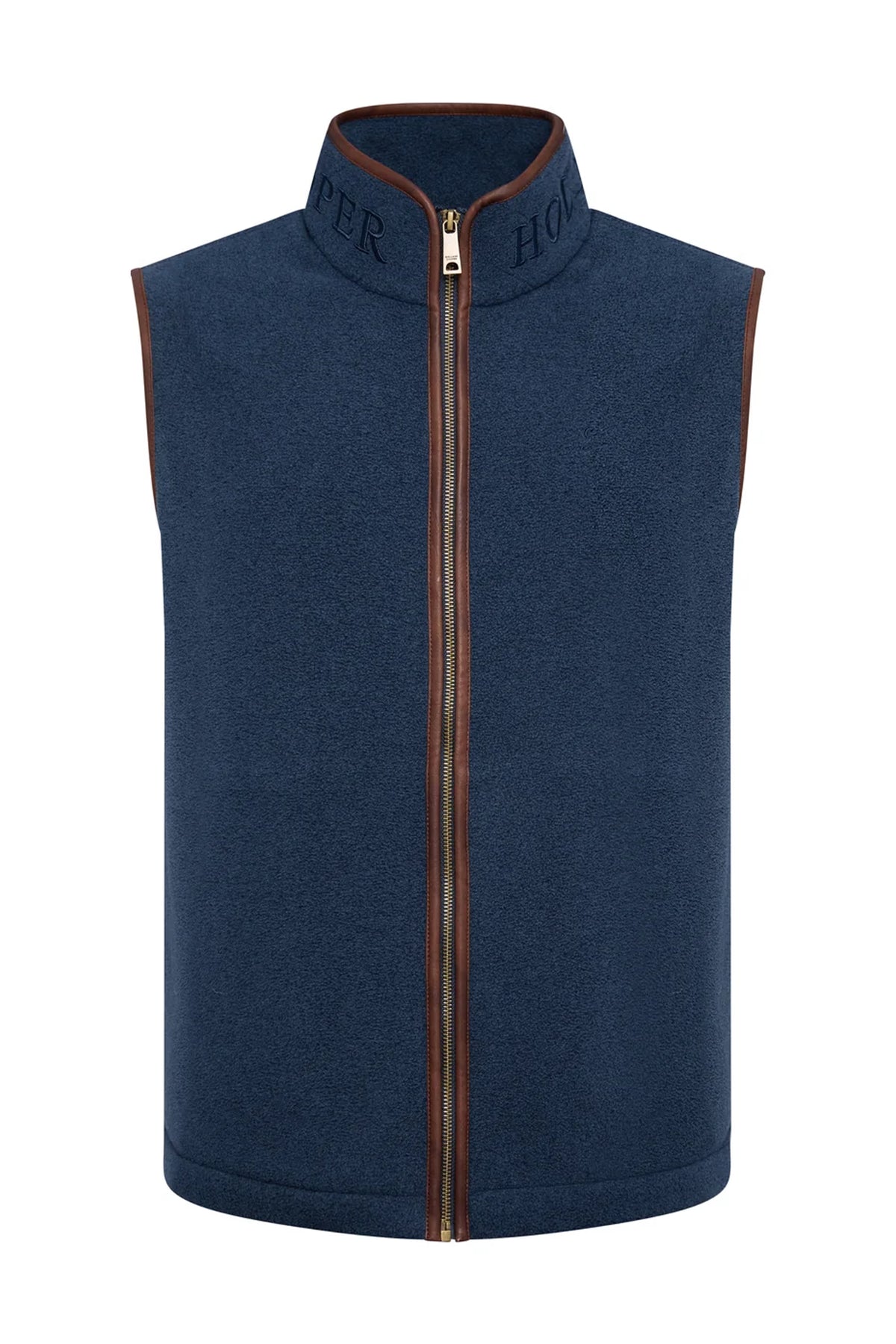 Holland Cooper Men's Country Fleece Gilet #Colour_Dusty Blue