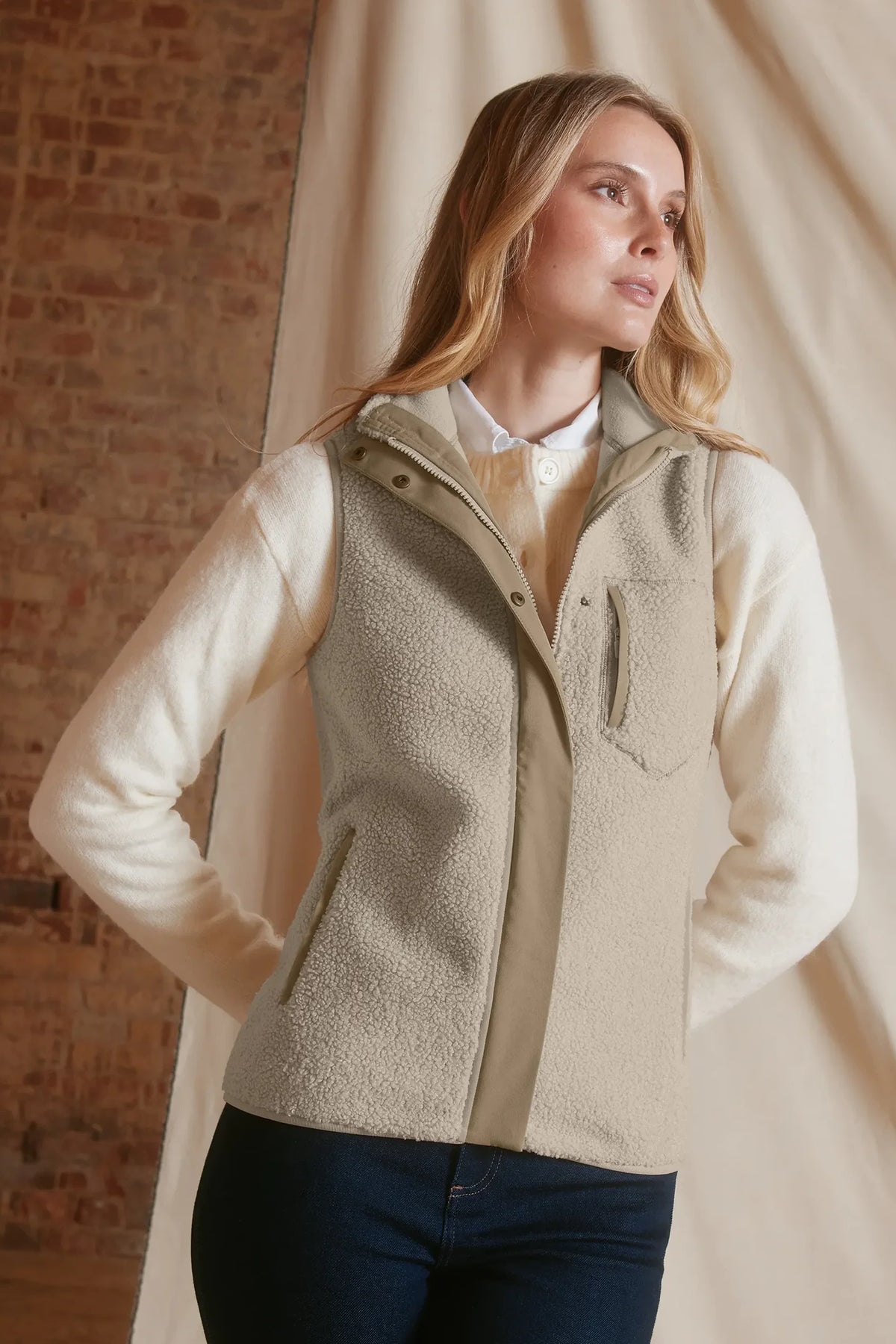 The Agnes Fleece Gilet