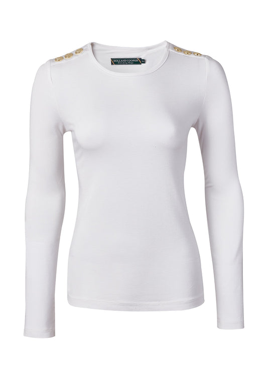 Holland Cooper Long Sleeve Crew Neck Tee #Colour_