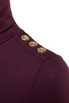 Essential Roll Neck -    burgundy -  L - View 90