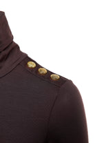 Essential Roll Neck -    coffee -  L - View 98