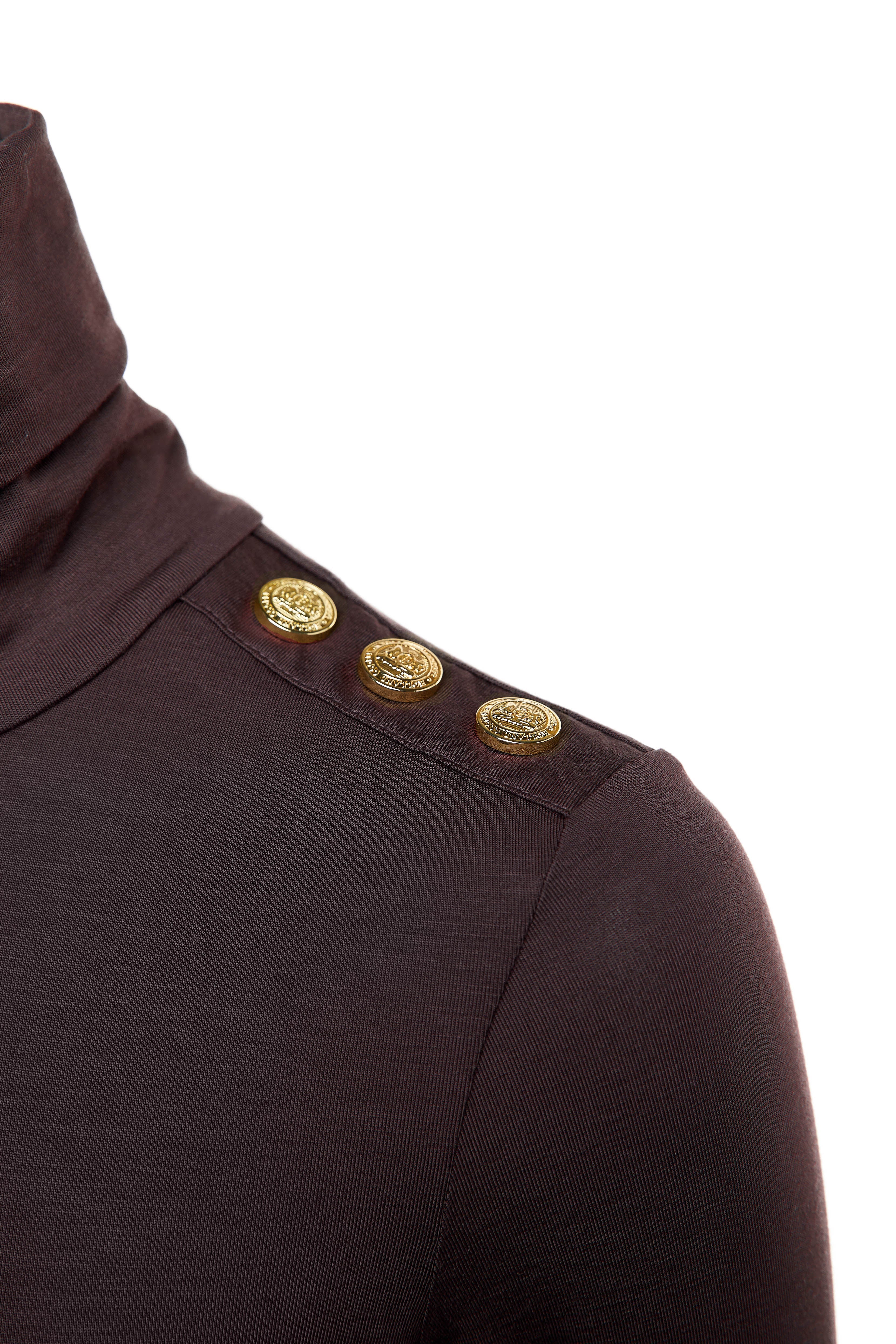 Essential Roll Neck -    coffee -  L - View 98