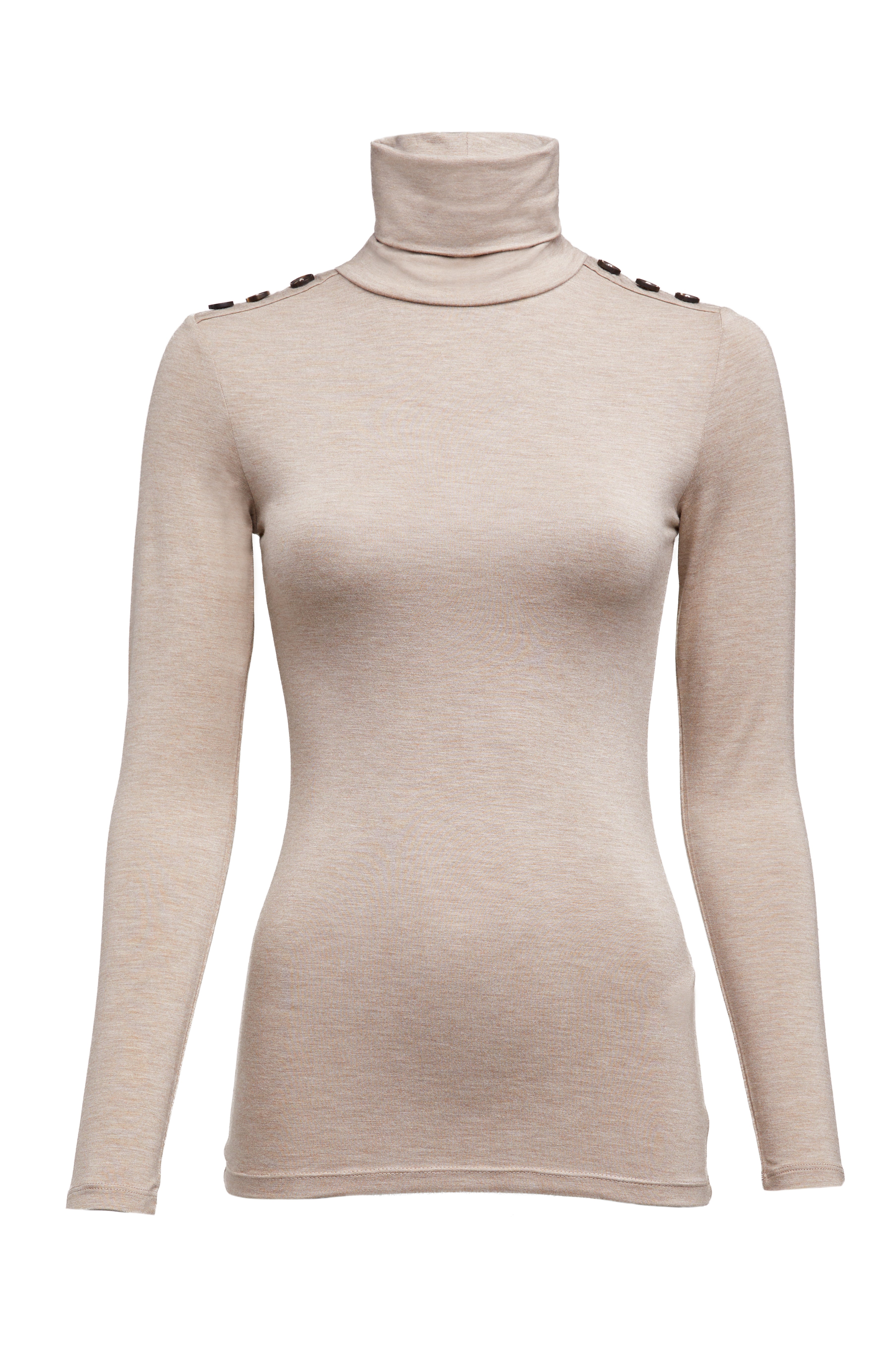 Essential Roll Neck -    oatmeal -  L - View 103