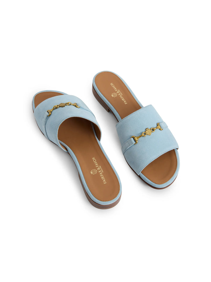 Fairfax & Favor Sky Blue Heacham Sandal #Colour_Sky Blue