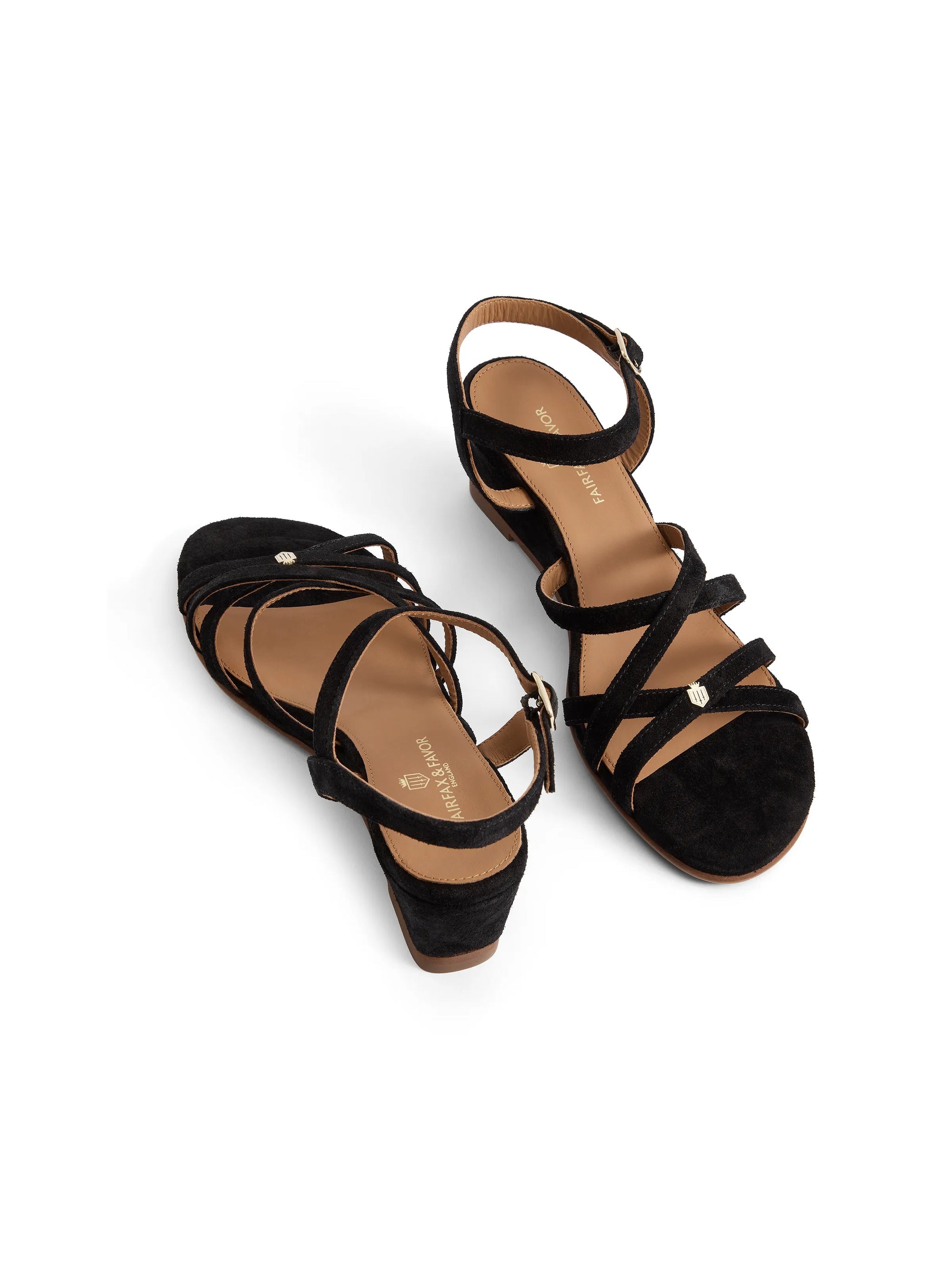 Fairfax & Favor Black St Ives Wedge #Colour_Black