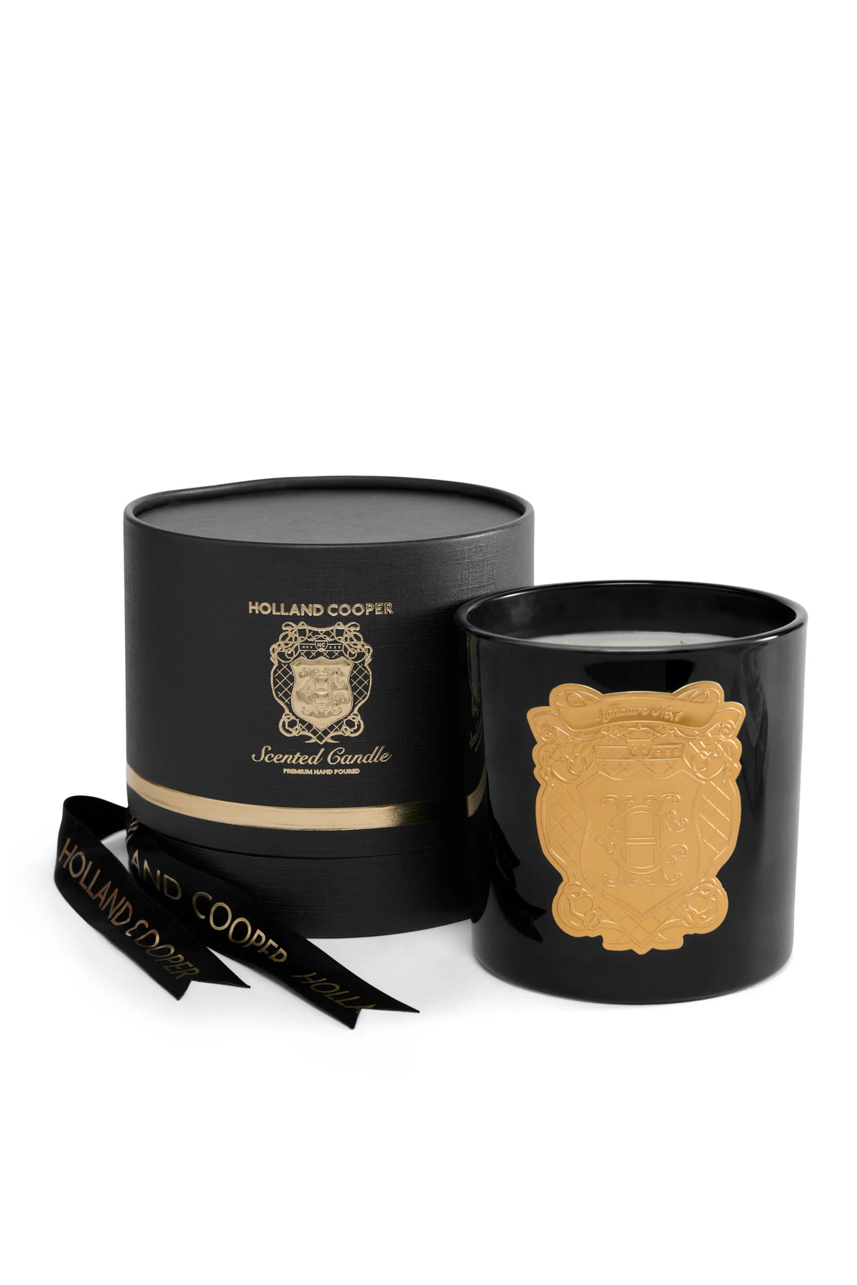 Holland Cooper Triple Wick Candle #Colour_Figue Noir