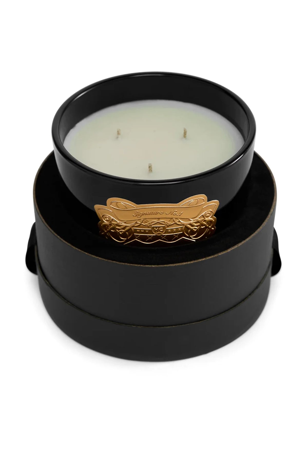 Holland Cooper Triple Wick Candle #Colour_Figue Noir
