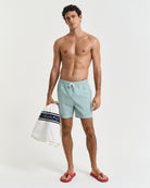 GANT Seersucker Swim Short #Colour_Vivid Green