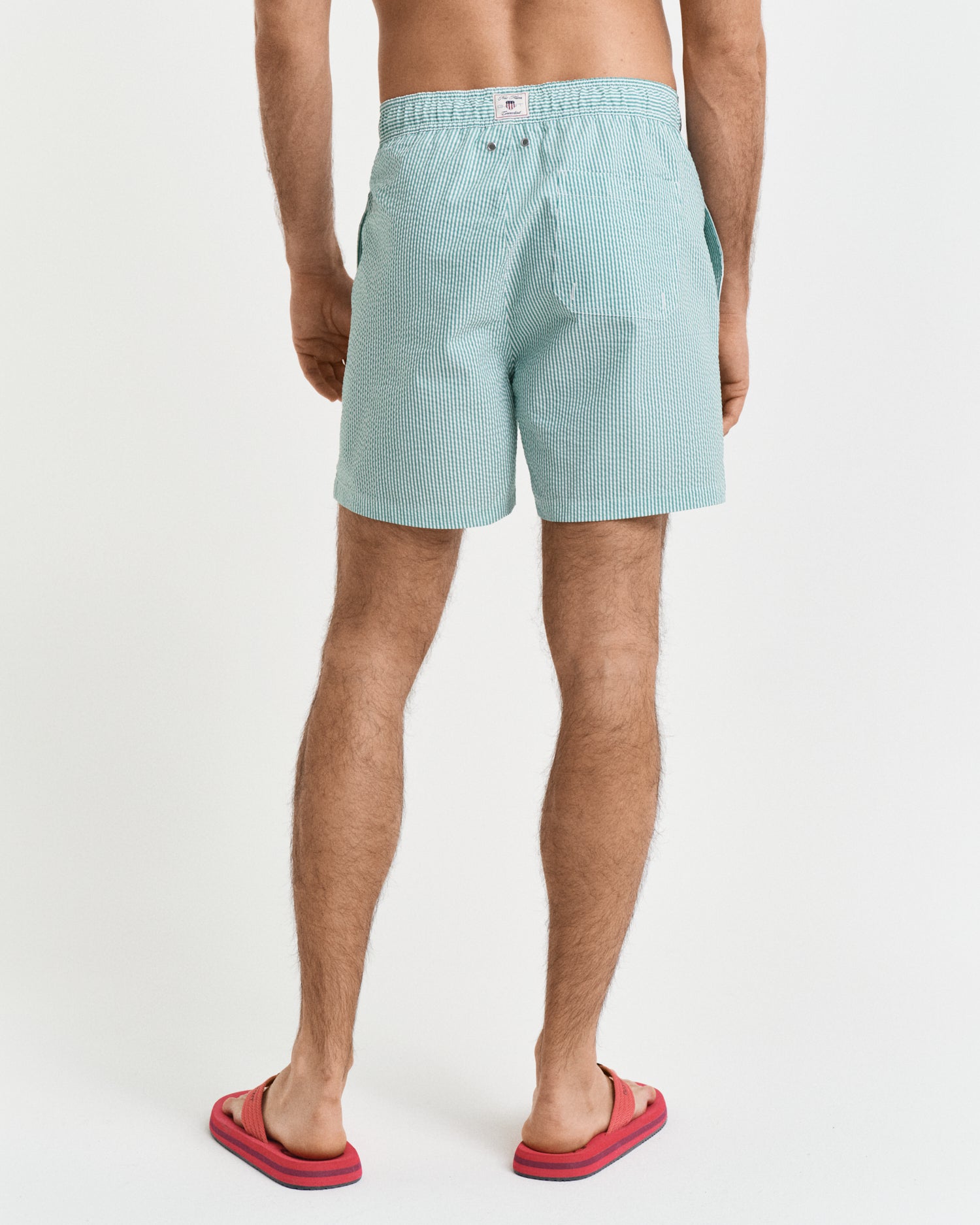 GANT Seersucker Swim Short #Colour_Vivid Green