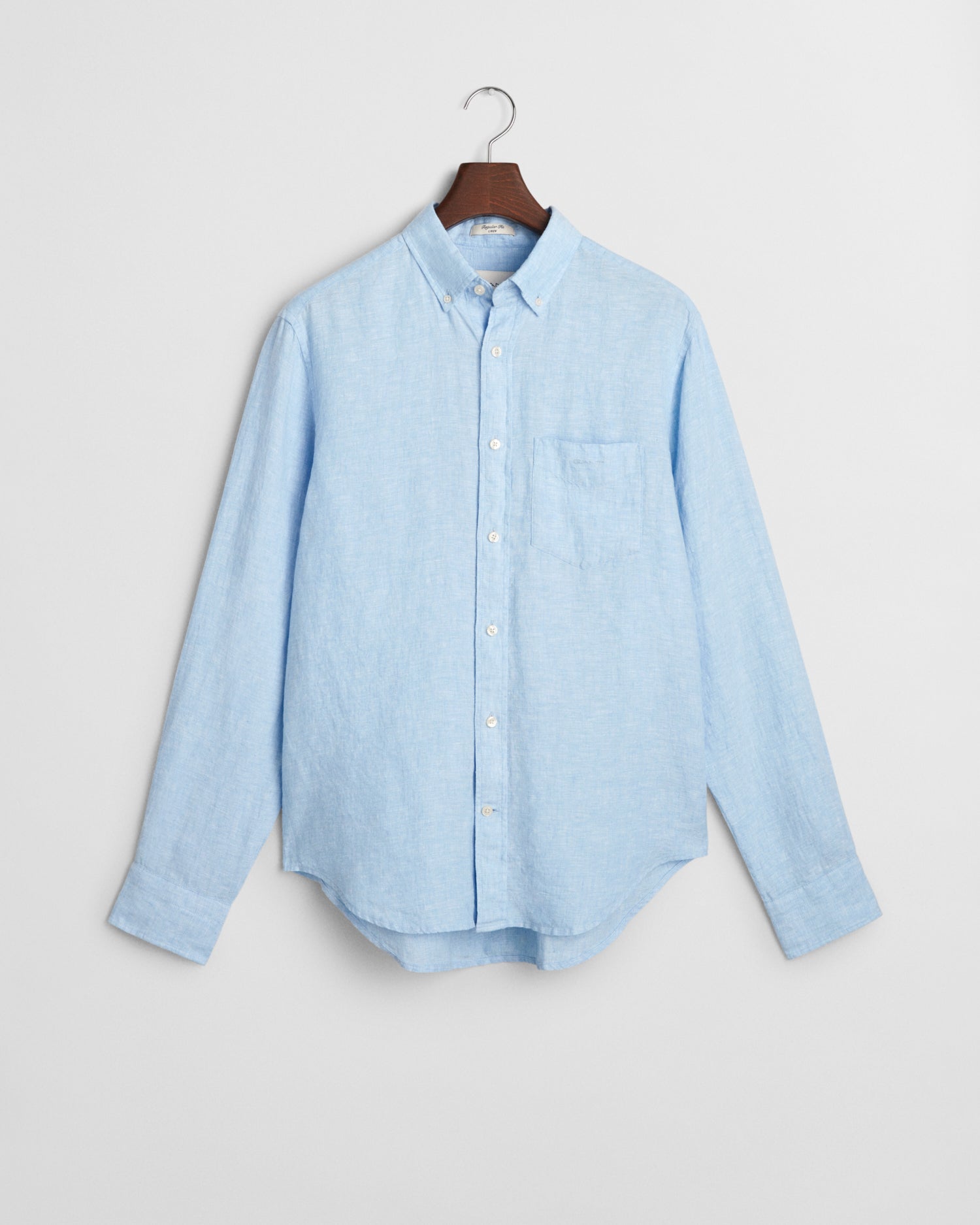GANT Regular Linen Shirt #Colour_Capri Blue