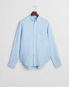 GANT Regular Linen Shirt #Colour_Capri Blue