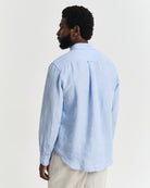 GANT Regular Linen Shirt #Colour_Capri Blue