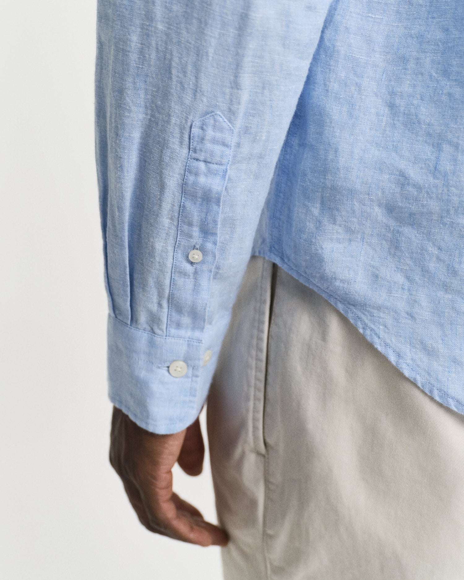 GANT Regular Linen Shirt #Colour_Capri Blue