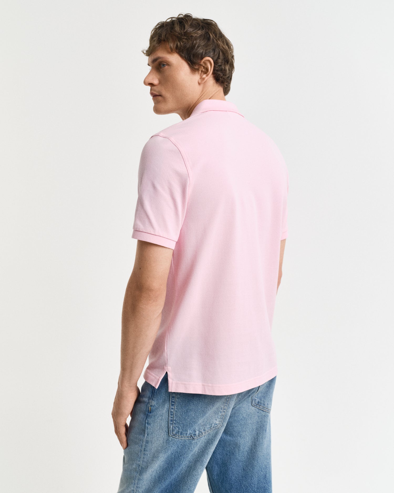 GANT Regular Fit Shield Short Sleeve Pique Polo #Colour_California Pink