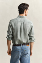 GANT Reg GMNT Dyed Linen Shirt #Colour_Ceramic Grey