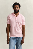 GANT Washed Pink 2 Tone SS Polo #Colour_Washed Pink